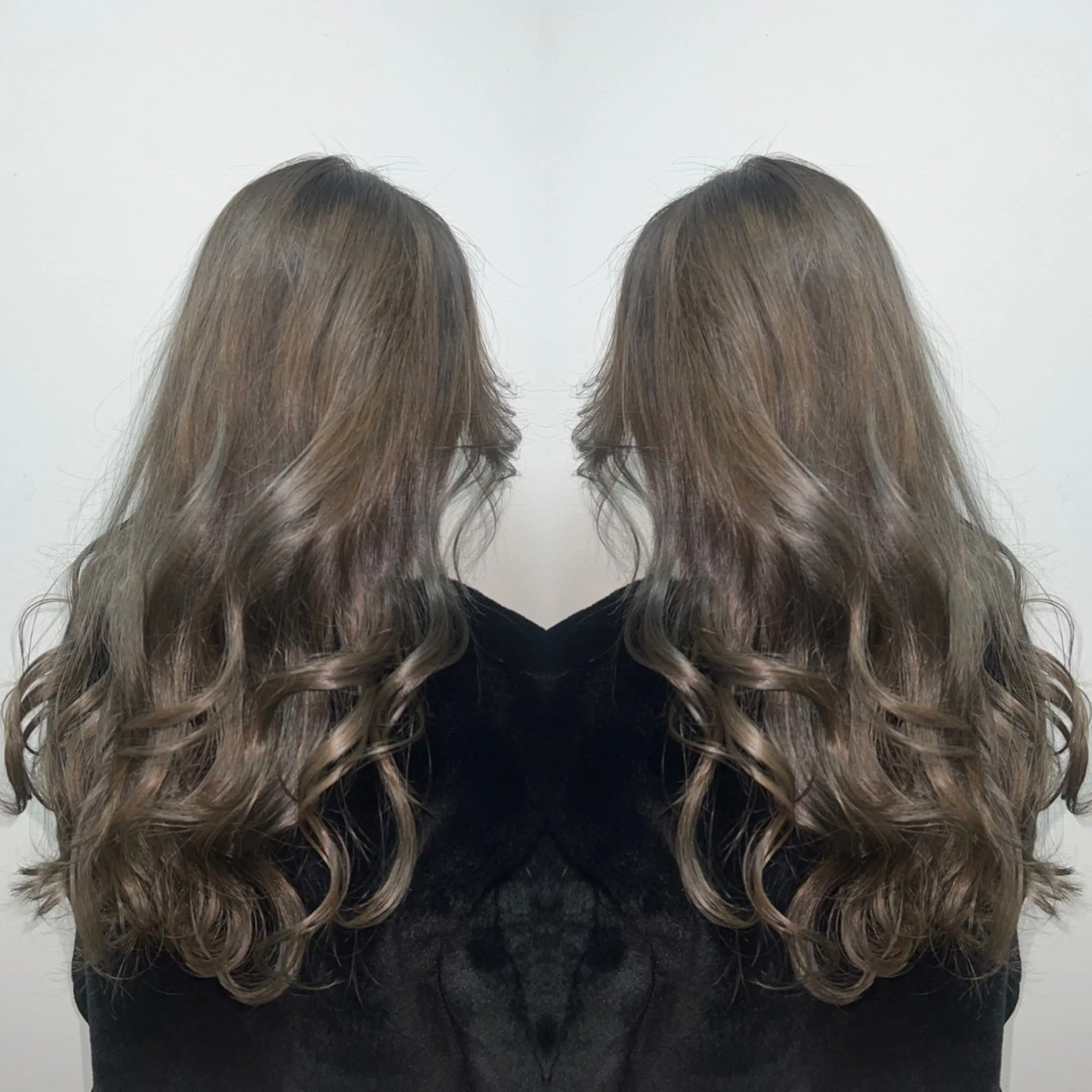 【2回目以降】高級人毛100%シールエクステ60本+ワンカラー+カットの写真