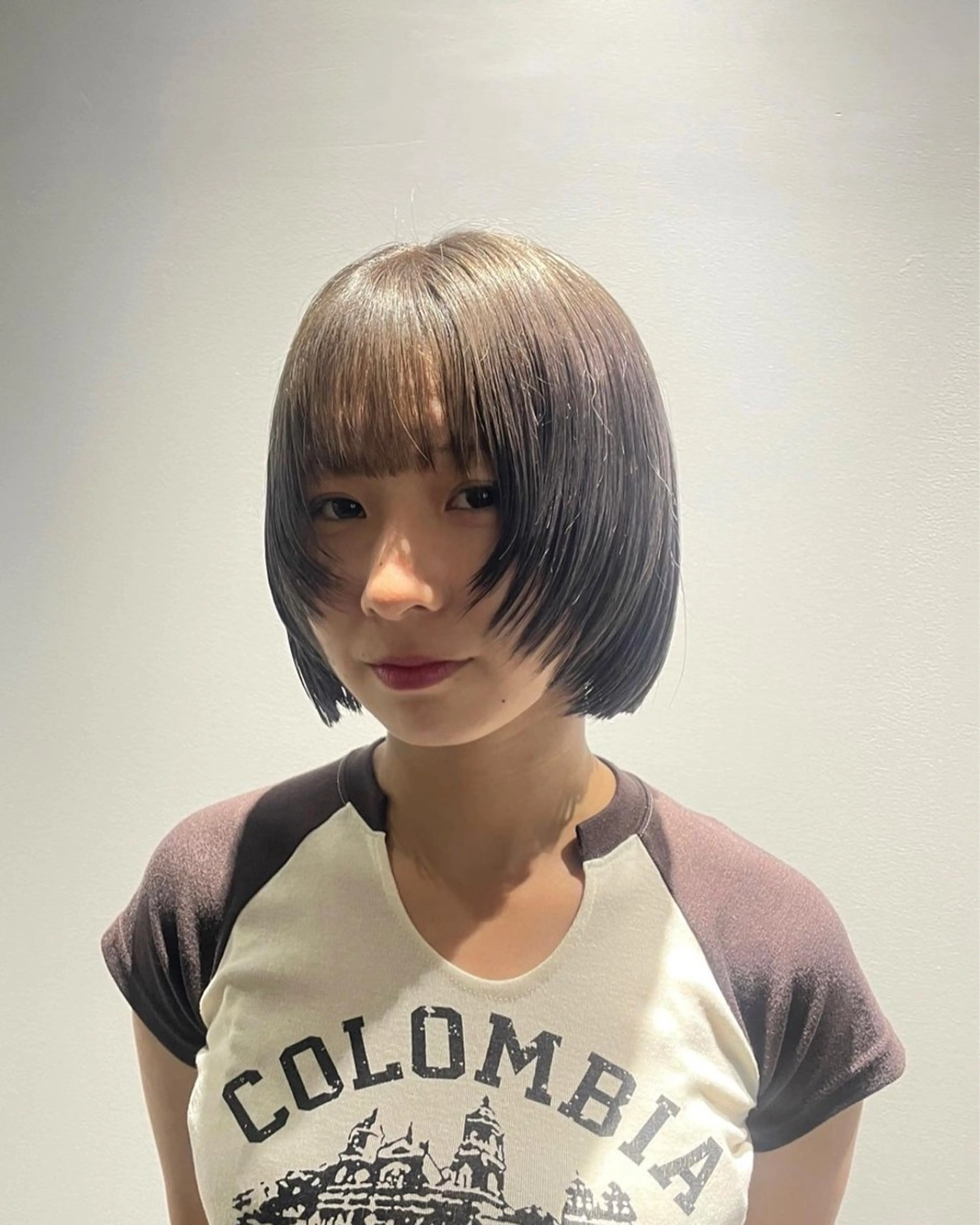 ミディアム 松﨑 零央のヘアスタイル