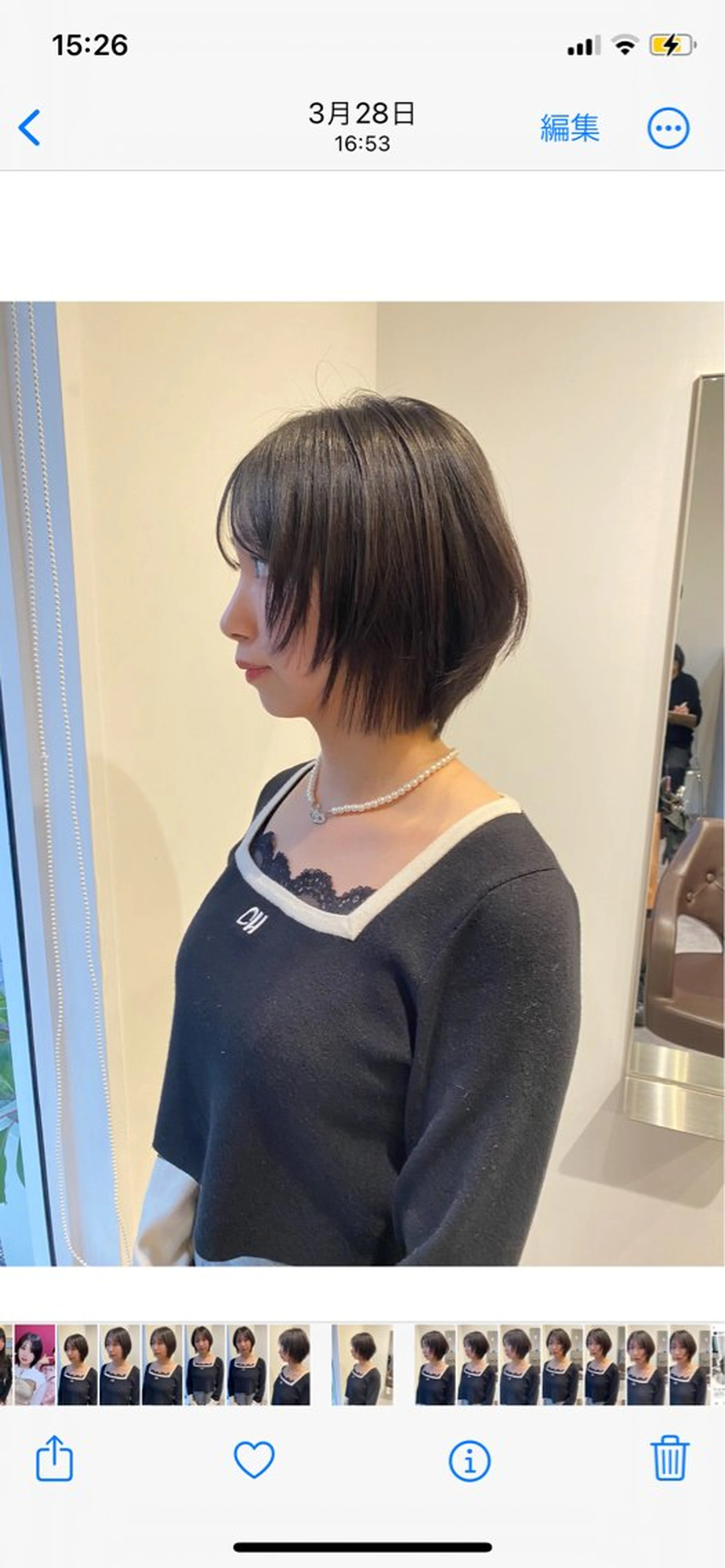 ショート ボブ ショートヘア ウルフカット ウルフボブ 名古屋/八事駅 暉梨(HIKARI)のヘアスタイル