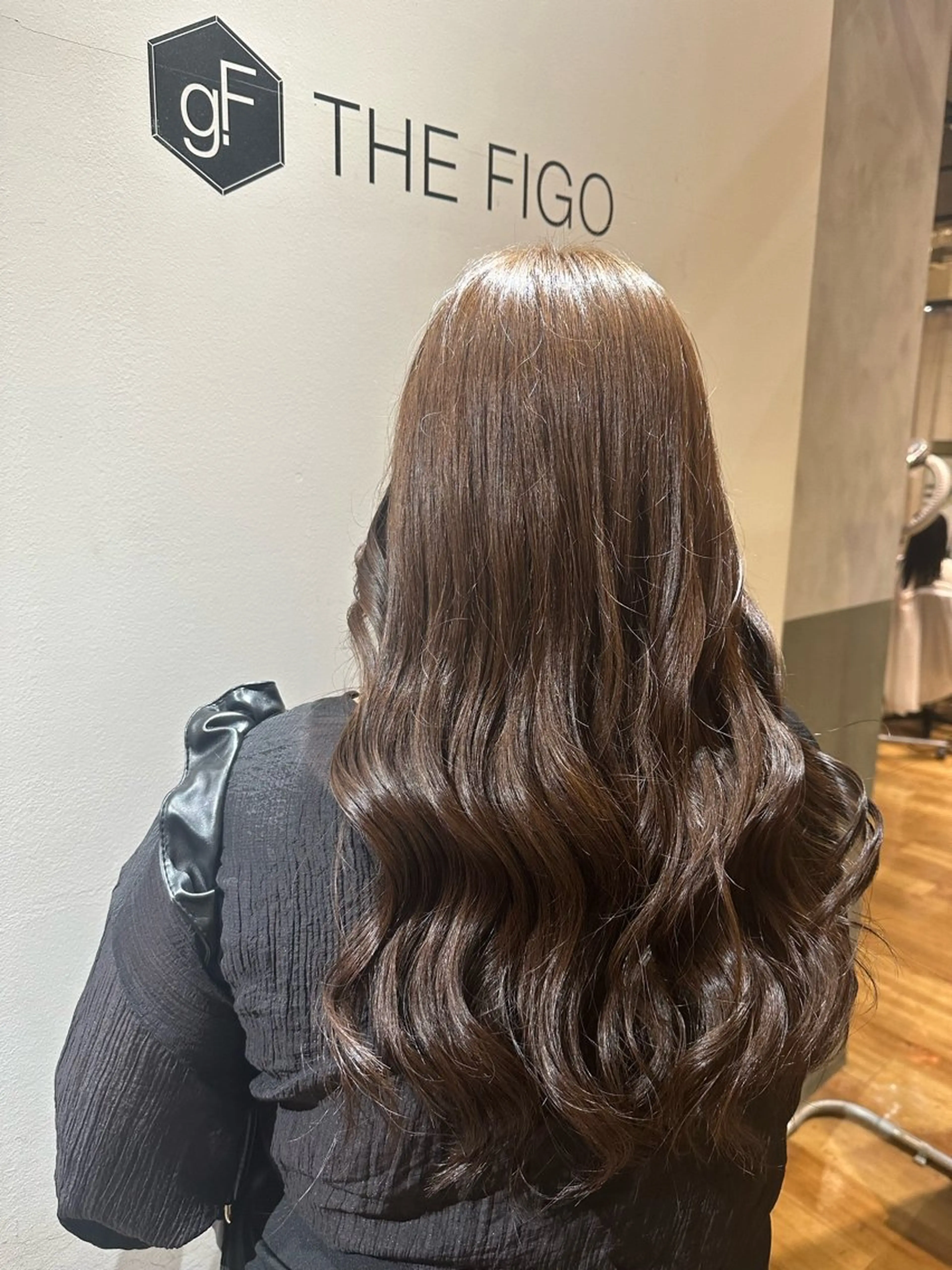 ロング カラー ベージュカラー ブリーチ ダブルカラー ブリーチなしカラー ヘアカラー いまじゅく あおいのヘアスタイル