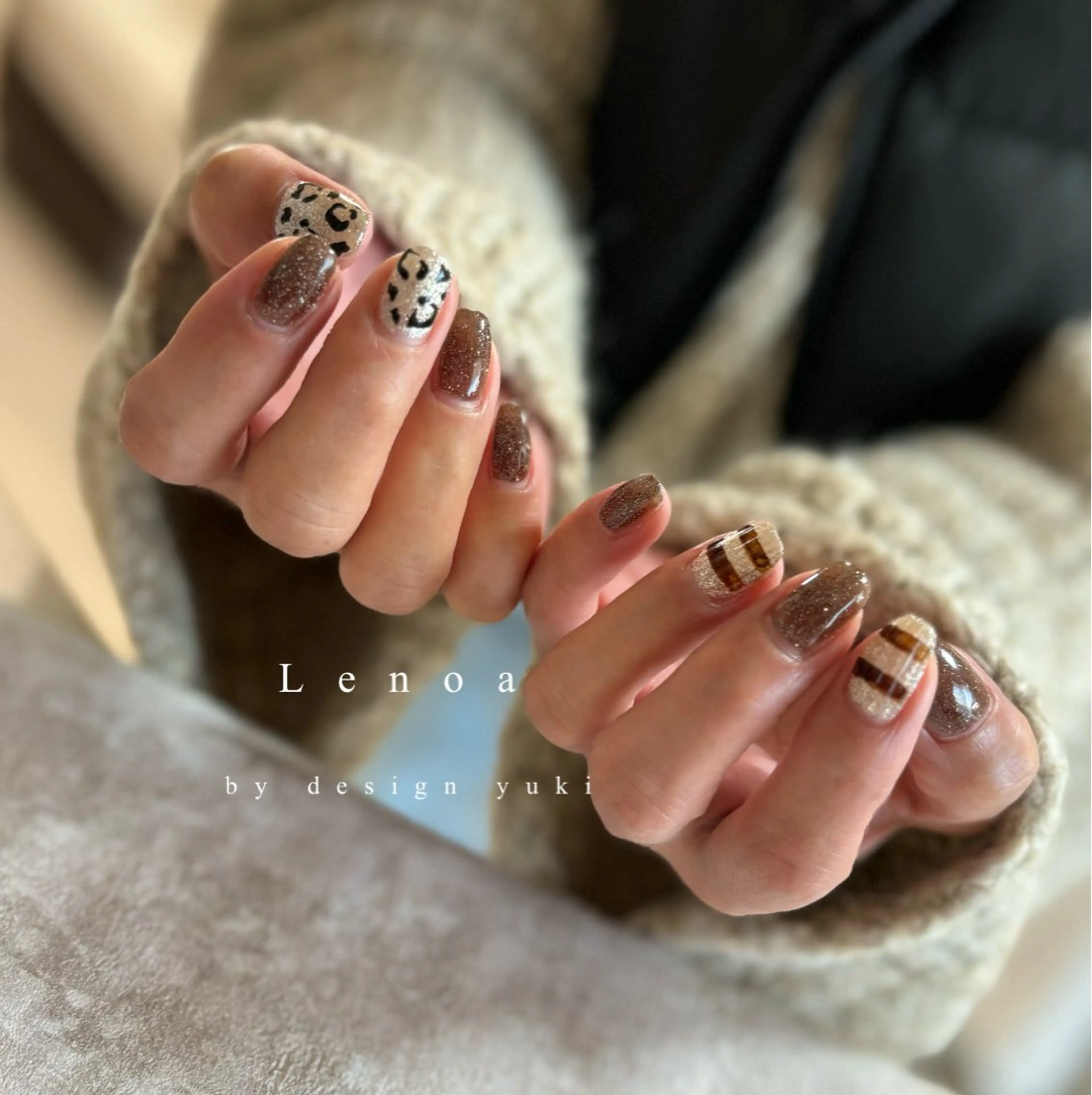 ネイル ハンドネイル Lenoa Yukiのネイルデザイン