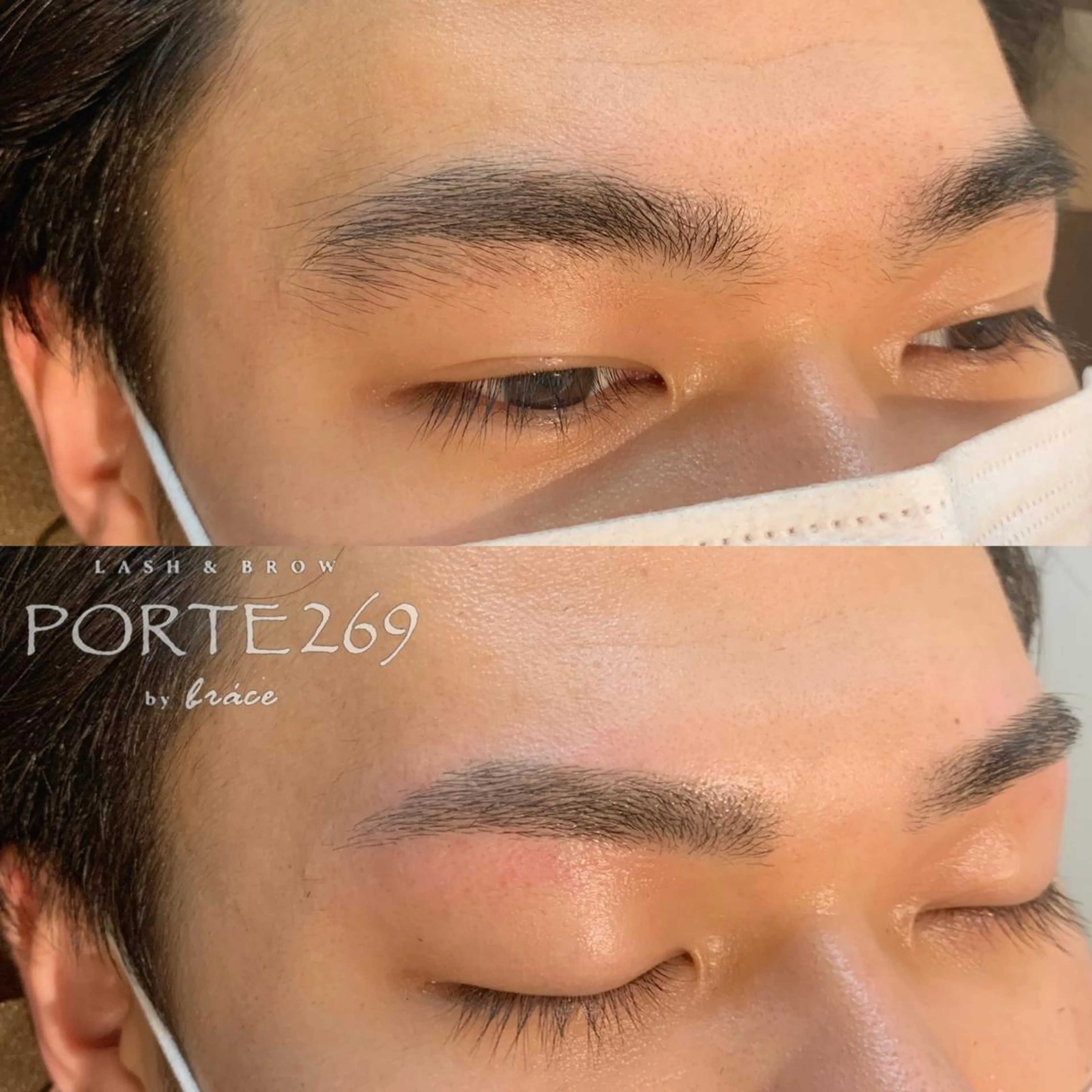 メンズ マツエク・マツパ NERU  lash&brow所属・鈴木 音瑠のマツエク・マツパデザイン