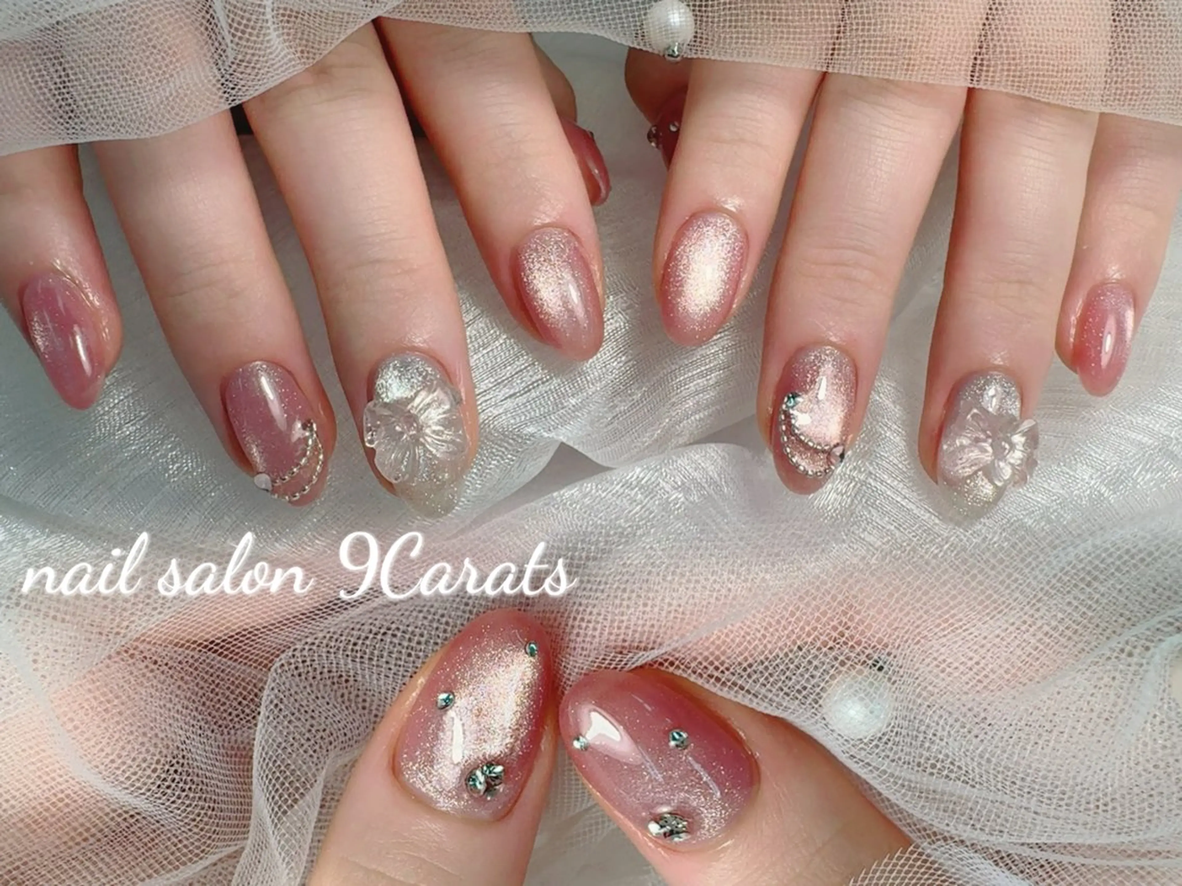 ネイル ハンドネイル ネイルサロン 9Carats神田のネイルデザイン