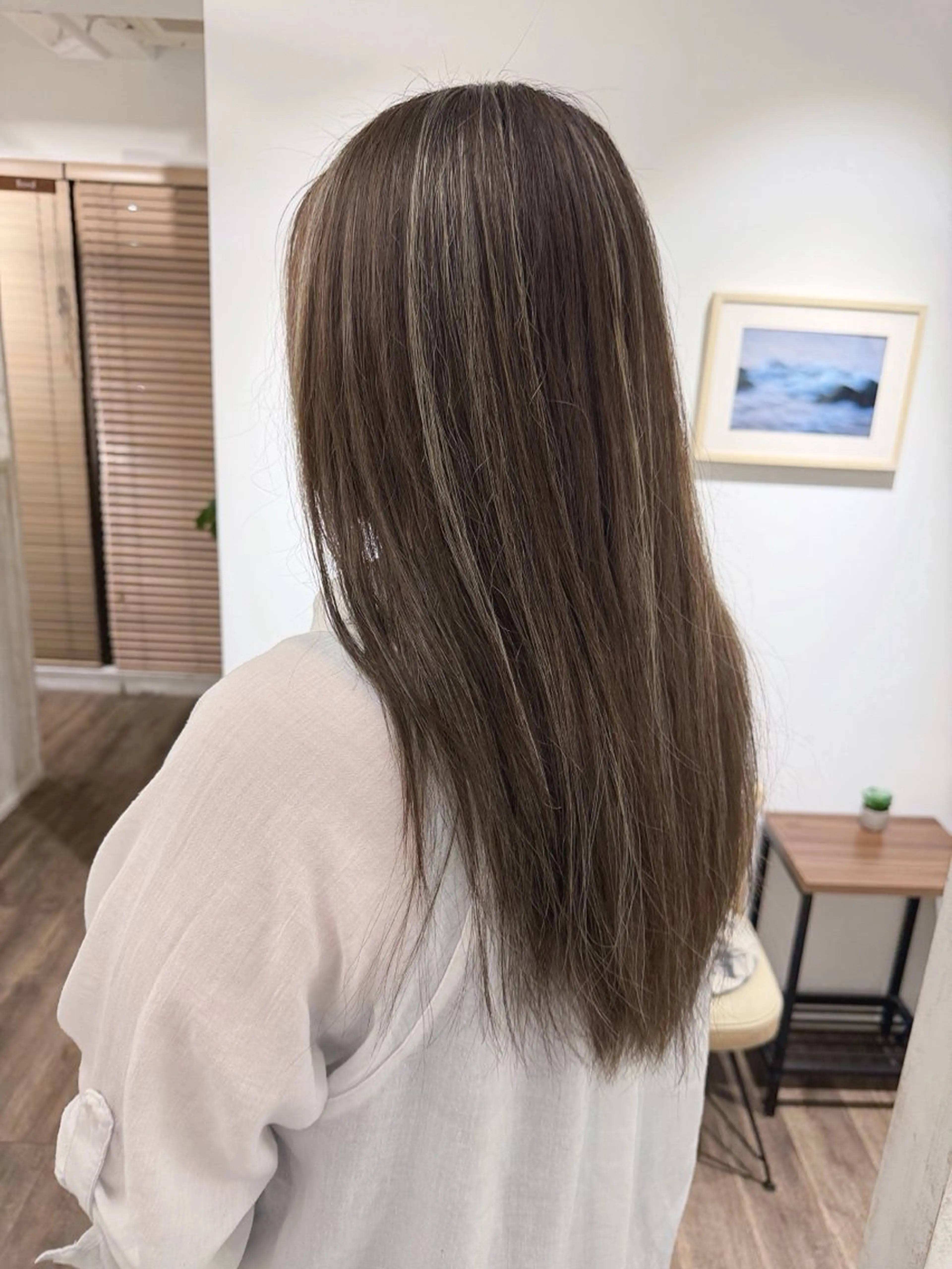 ロング カラー ヘアカラー トリートメント ハイライト⭐️上野 高広のヘアスタイル