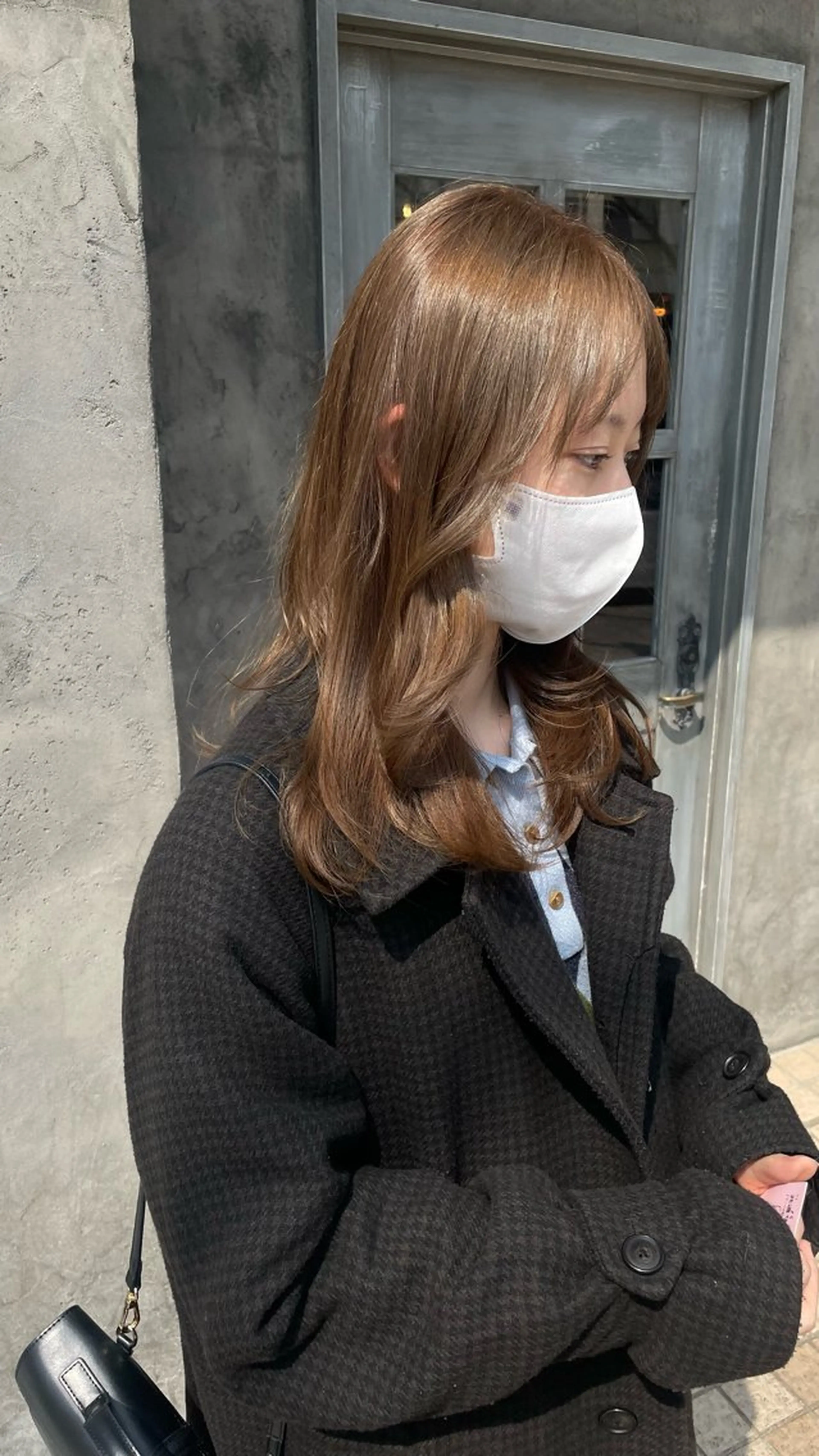 セミロング カラー カット ヘアカラー トリートメント { door } Kawasakiのヘアスタイル