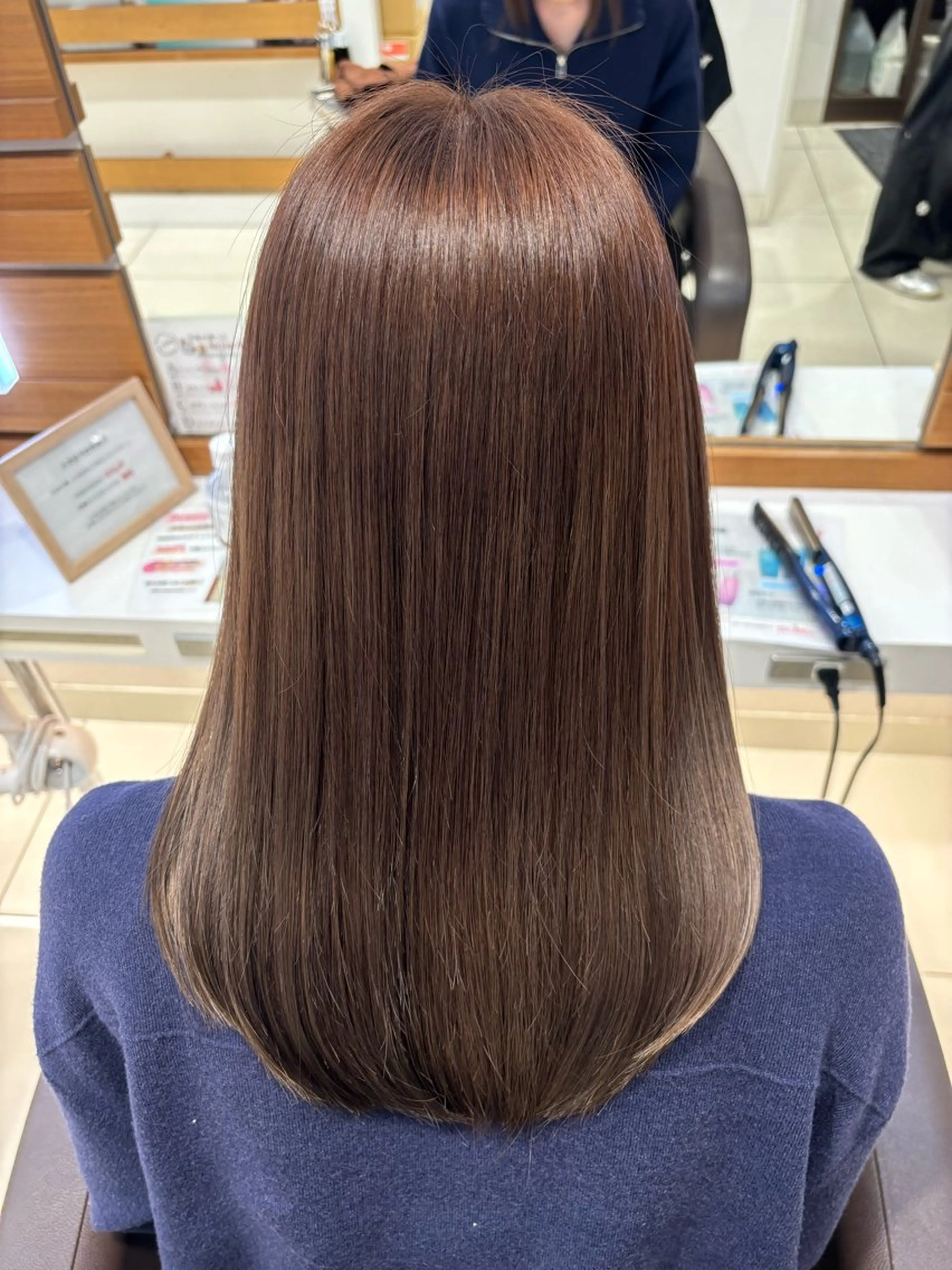 【効果絶大！！！】うる艶カラー🫧➕オージュア4Stepトリートメント✨の写真