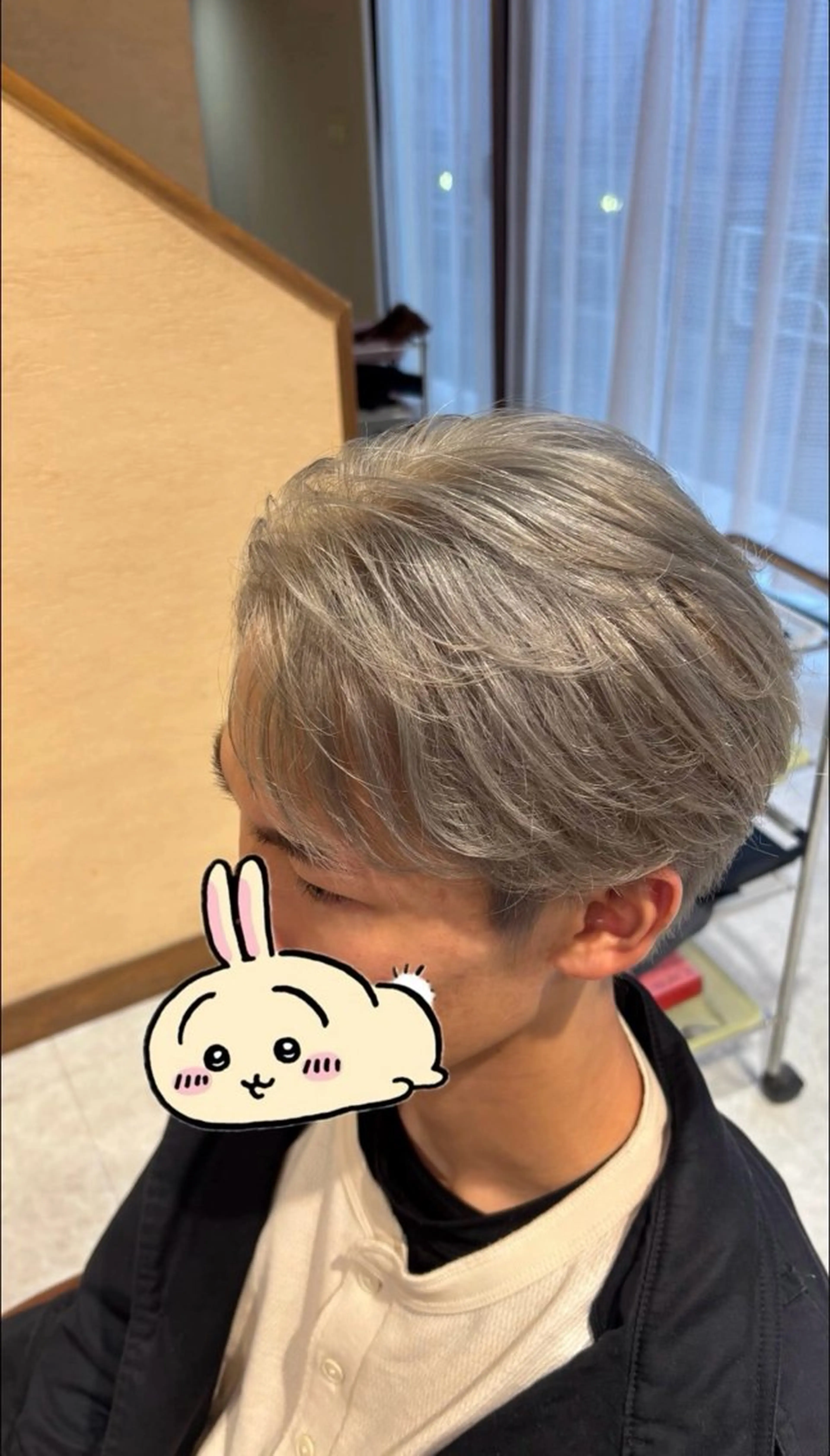 カラー メンズ ☾·̩͙⋆ しおり🫧 ͛.*のヘアスタイル