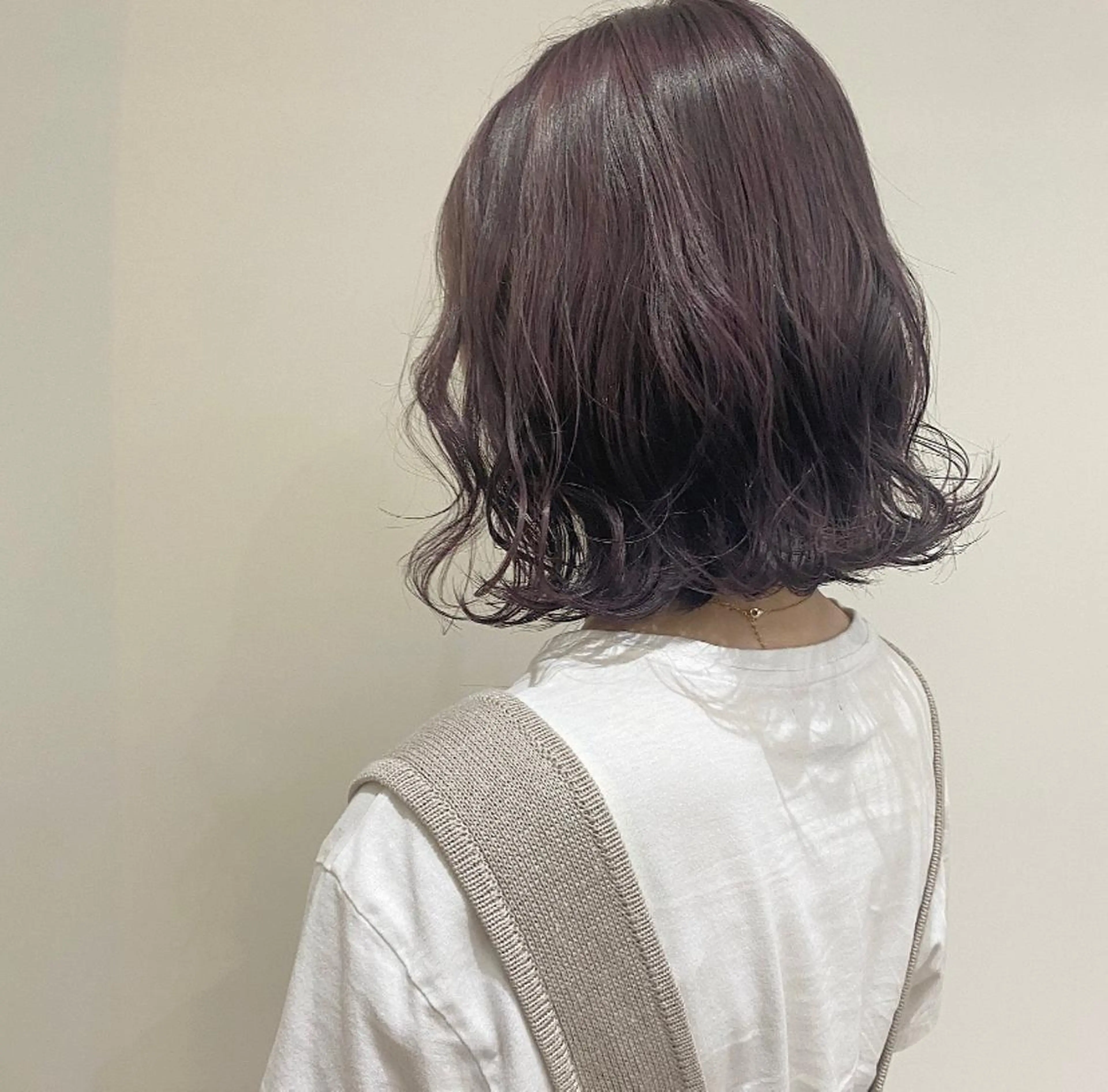 ミディアム カラー 田中 優衣のヘアスタイル