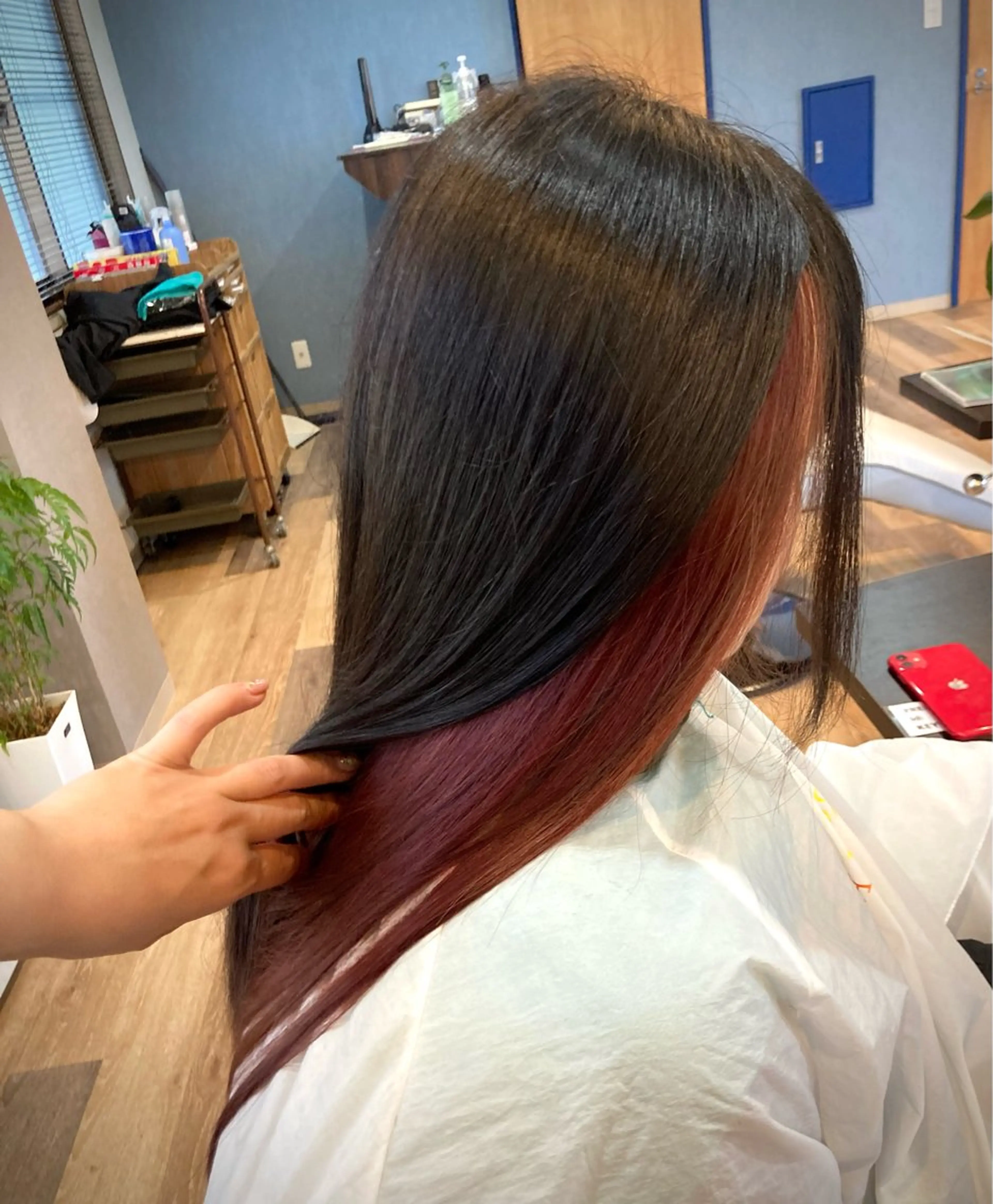 ロング ヘアカラー トリートメント 中野 紹江のマツエク・マツパデザイン