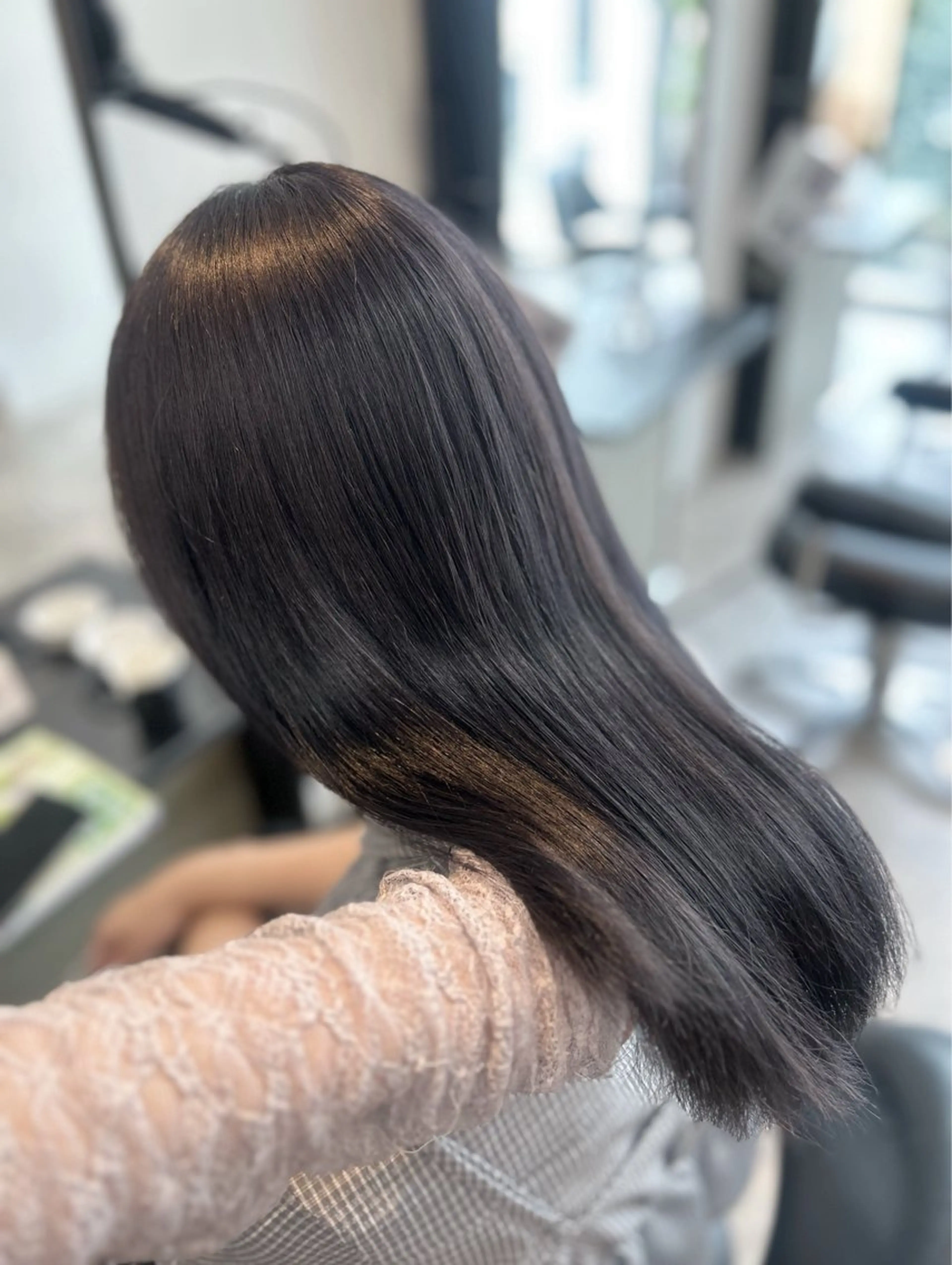 カラー ヘアカラー 透明感カラー୨୧ 松山理桜🩰˖ ࣪⊹のヘアスタイル