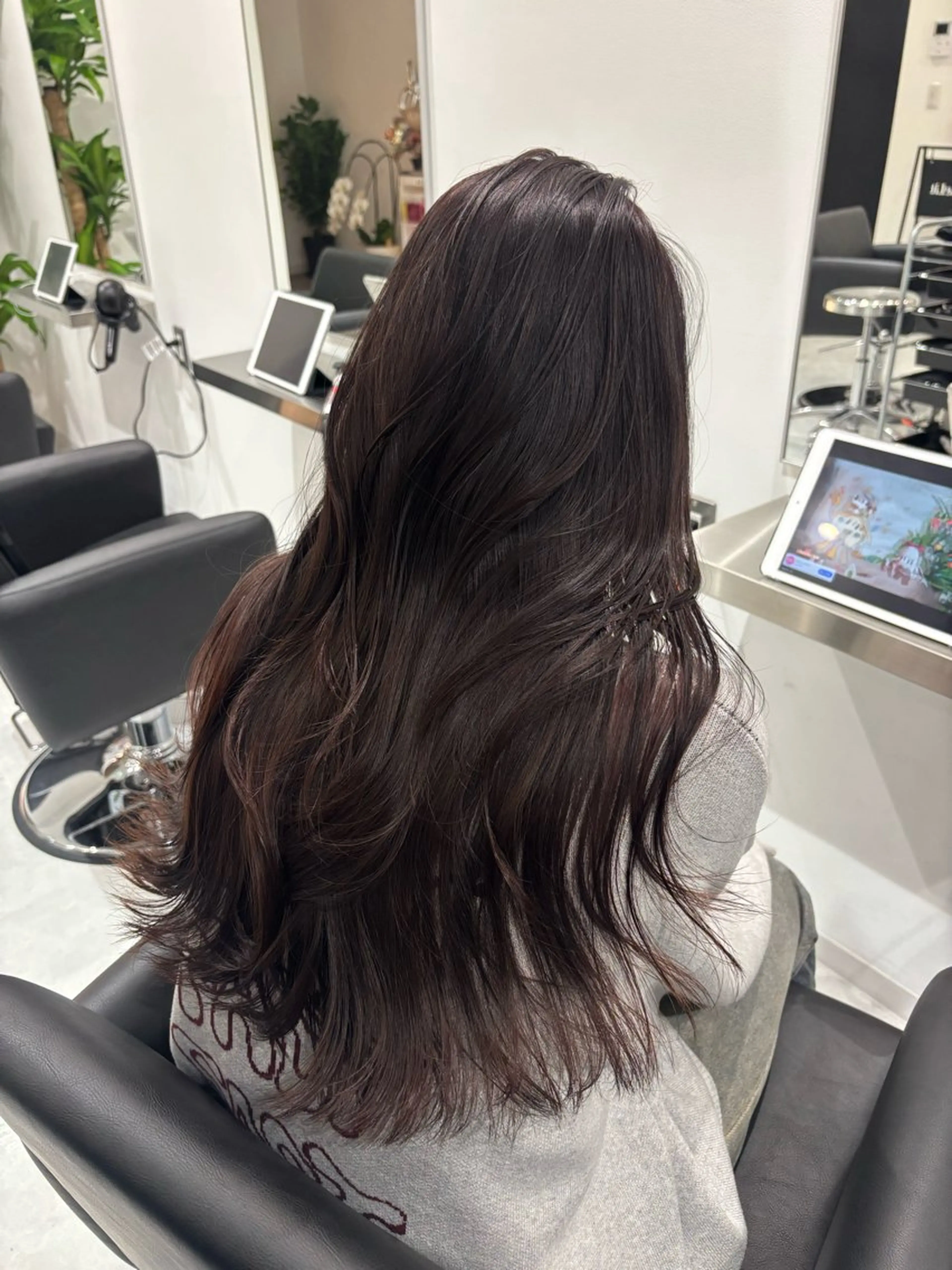 ロング カラー ベージュカラー ブリーチ ブラウンカラー ケアブリーチ カシス レイヤーモデル 募集中🕊️正源のヘアスタイル