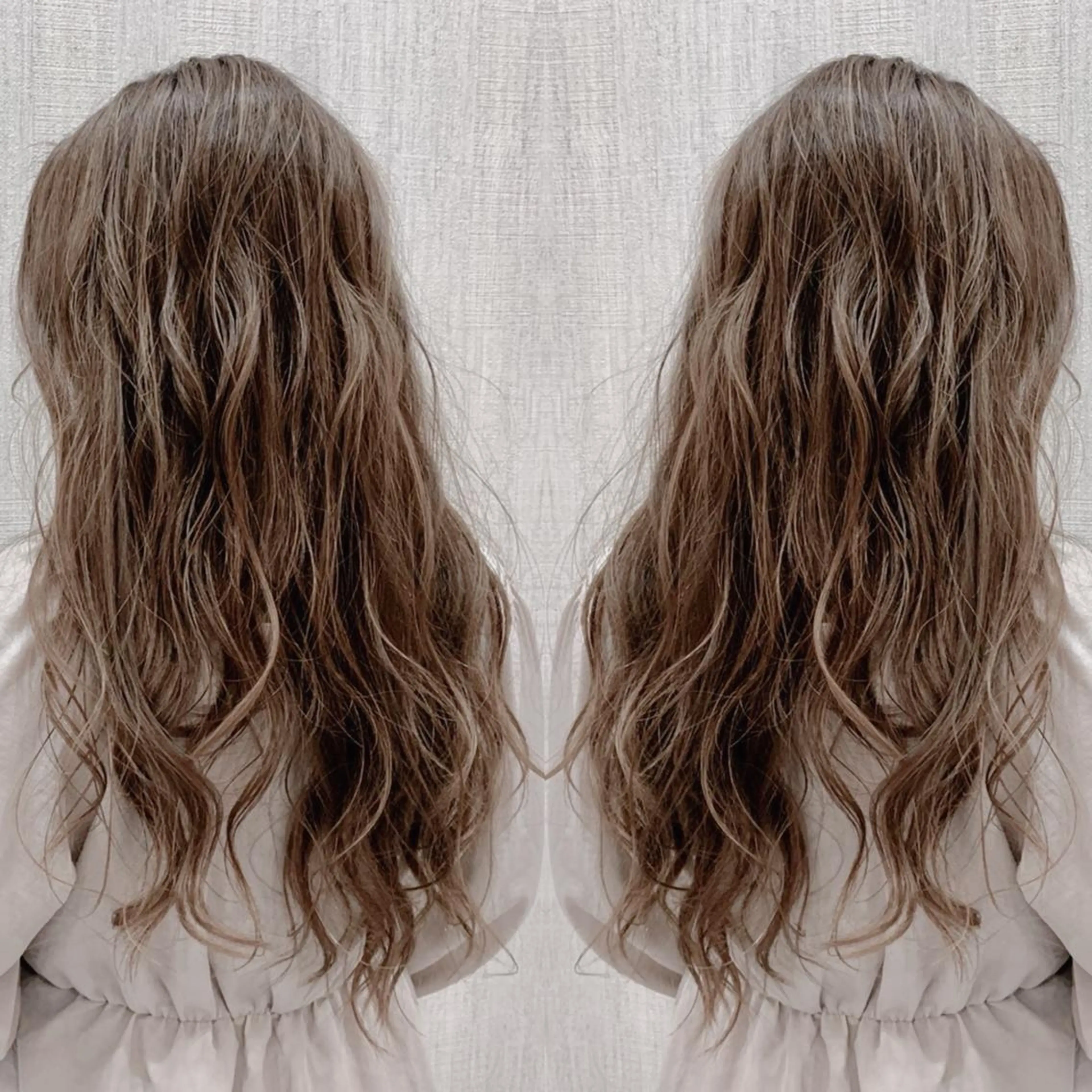 ロング カラー ヘアカラー トリートメント 店長✨レイヤー✖️ 髪質改善✖️韓国ヘアのヘアスタイル