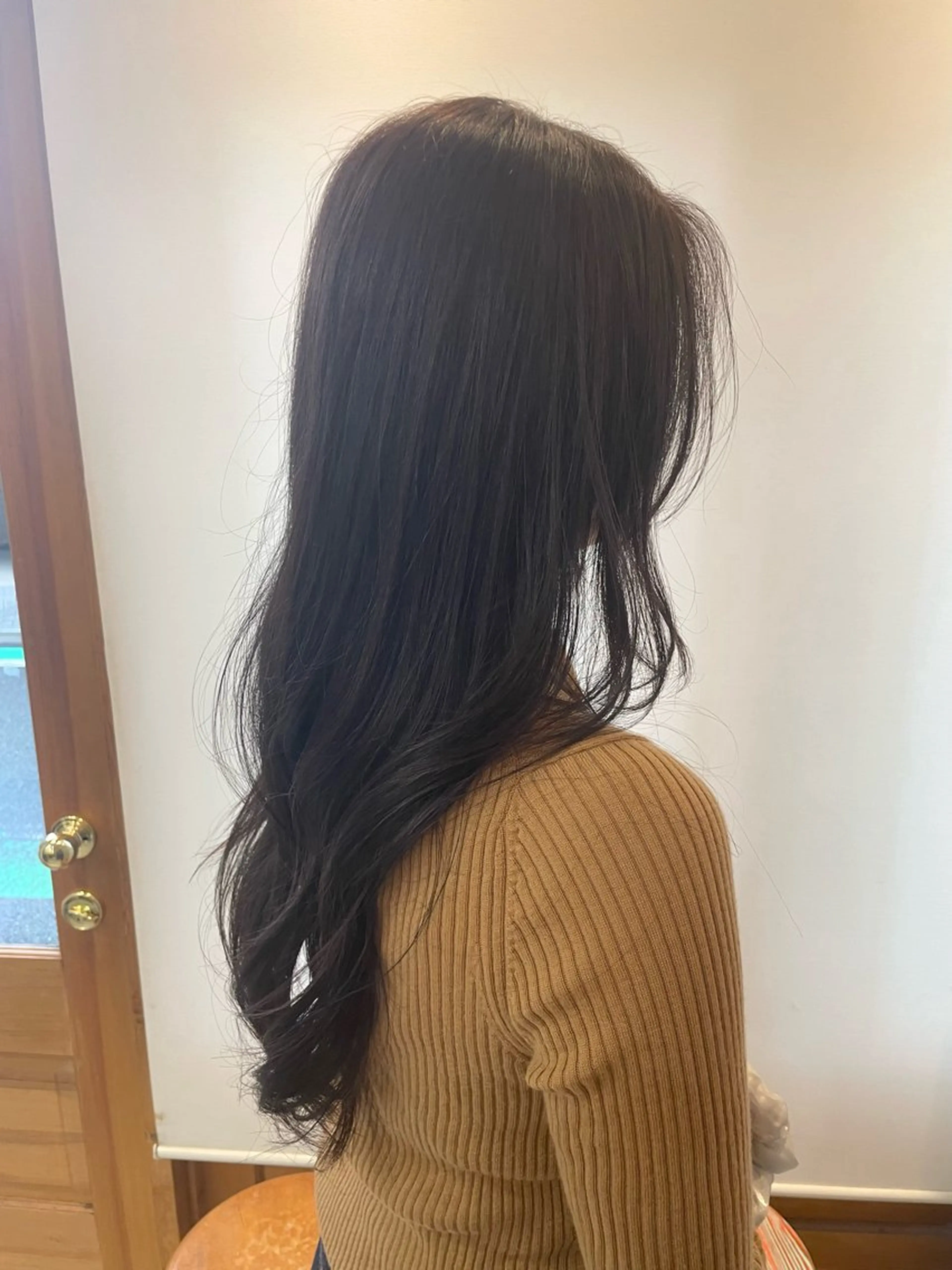ロング カラー ヘアカラー みやした もあのヘアスタイル
