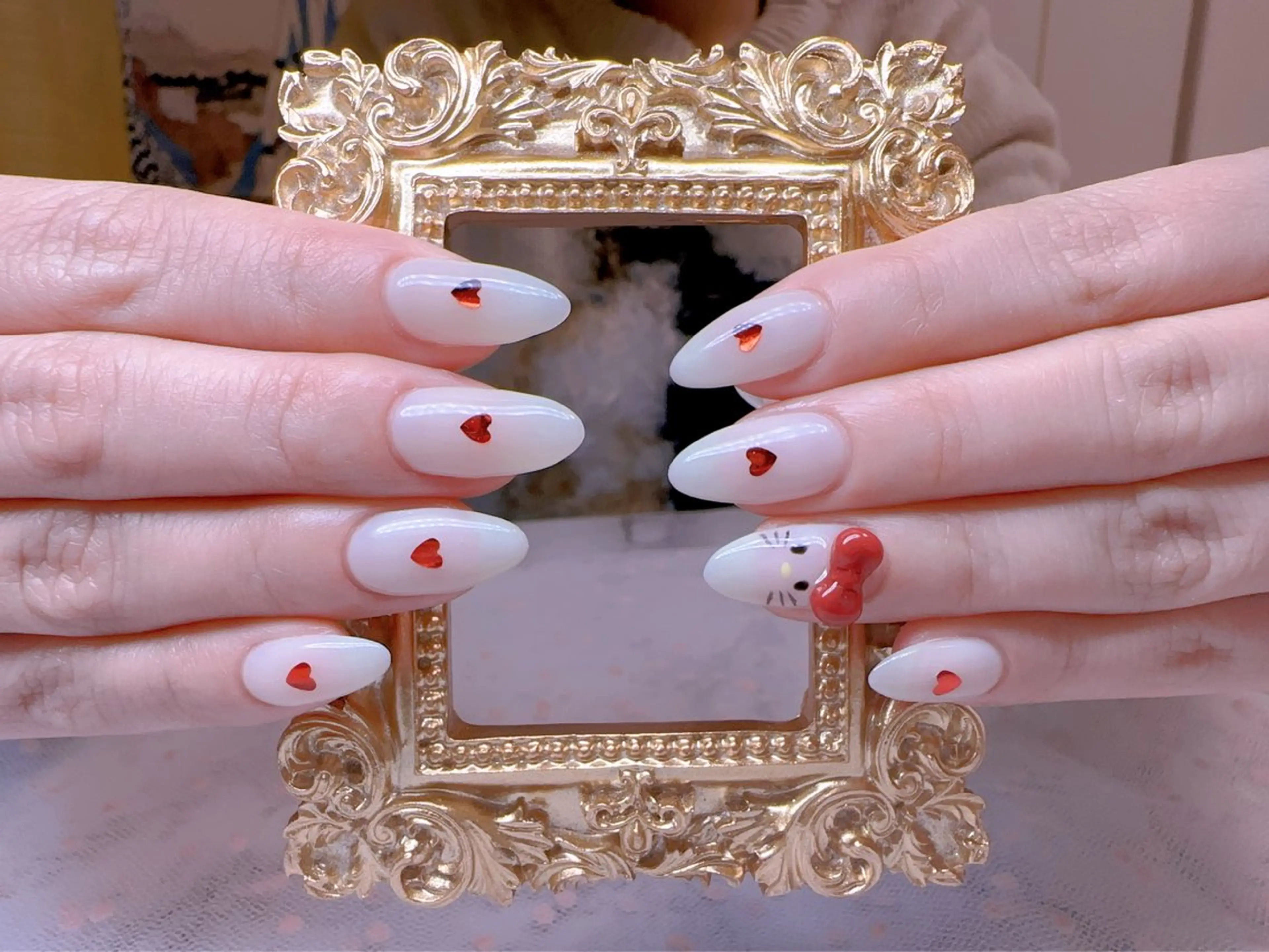 ネイル オーロラネイル フットネイル 韓国ネイル ラメ(グリッター) ラメグラデーション ハンドネイル Belle nail salon 新小岩のネイルデザイン