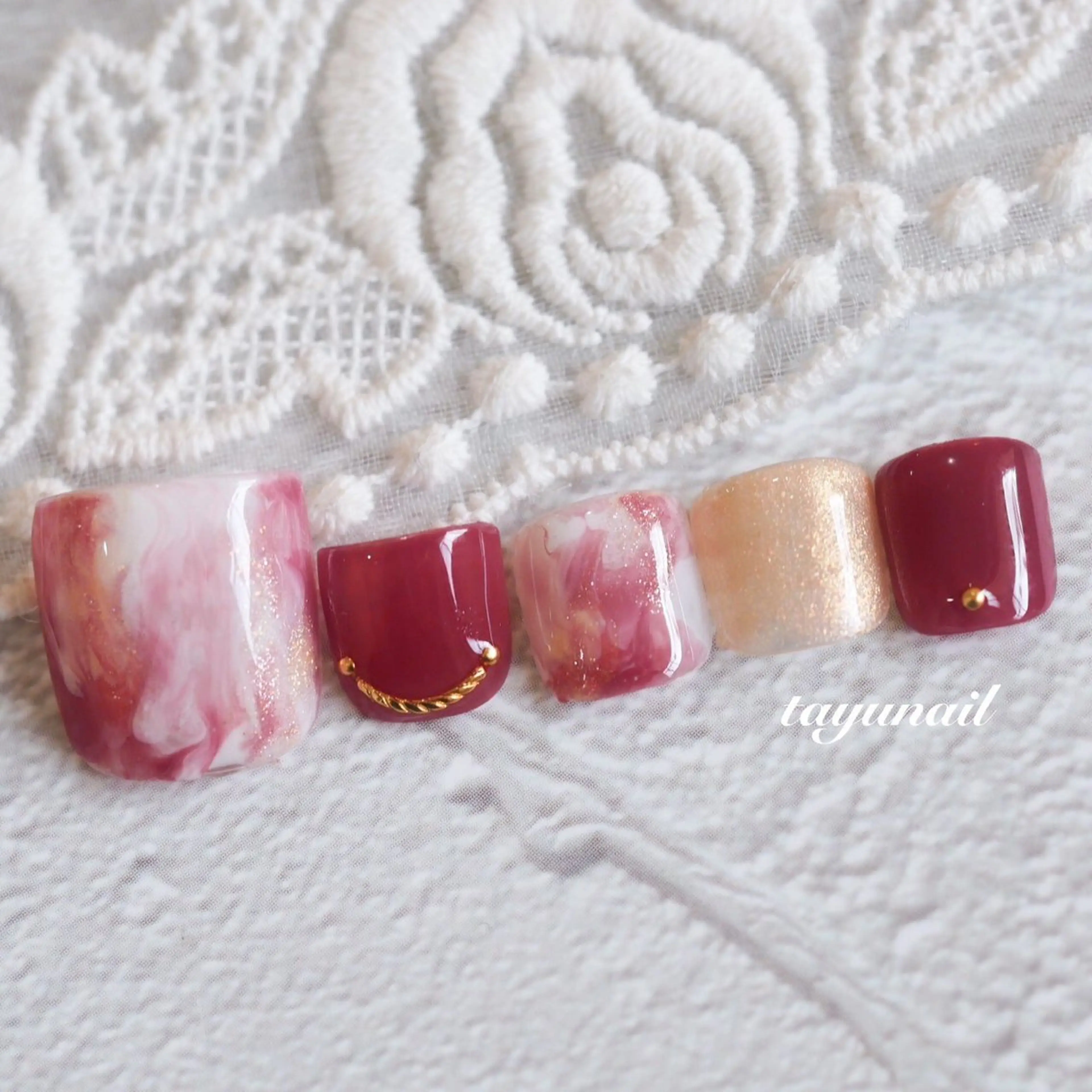 ネイル アートネイル ジェルネイル パラジェル 春ネイル ネイルサロン 【たゆnail】のネイルデザイン