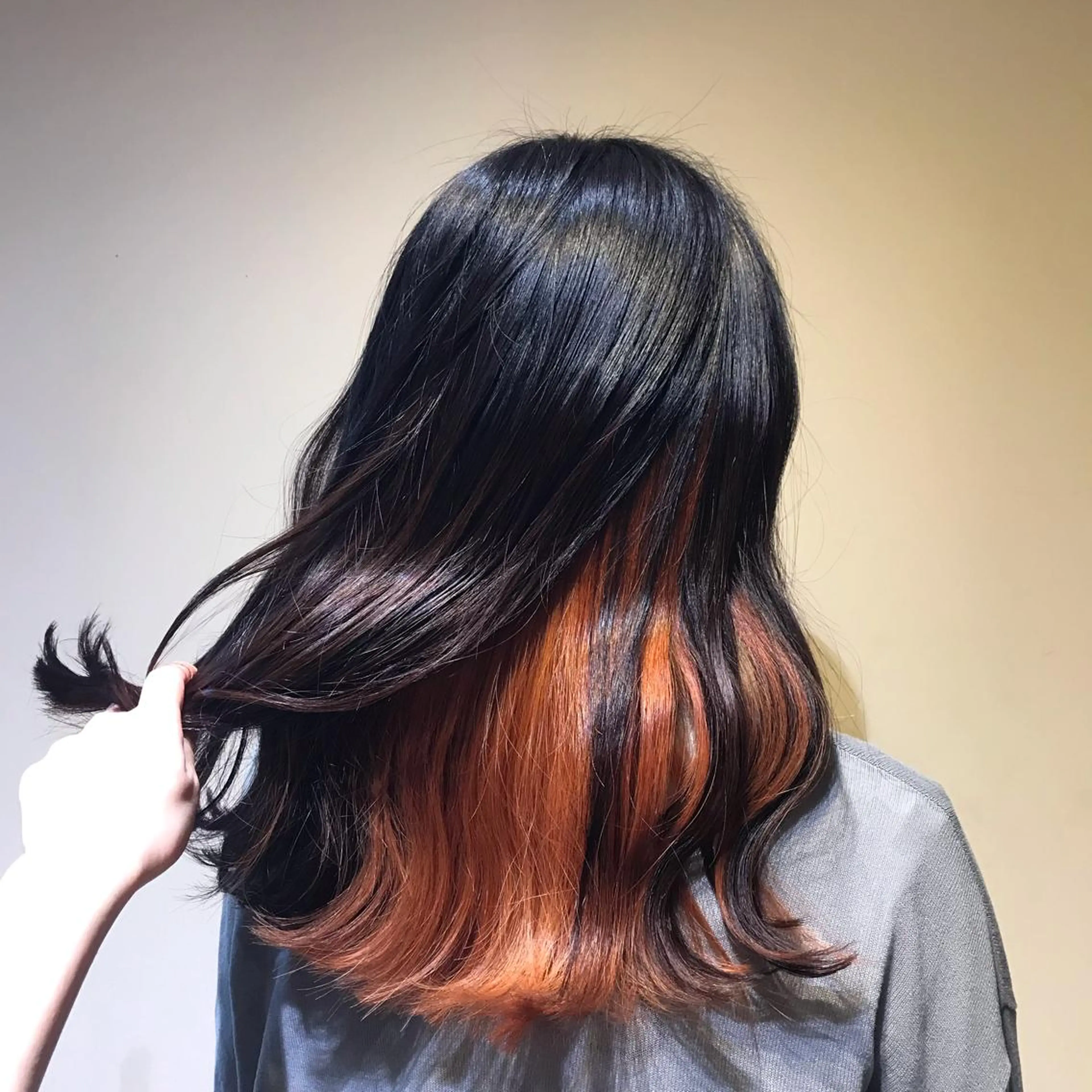 セミロング 🎀𝑴𝑰𝑯𝑶 長岡/ケアカラー🎀のヘアスタイル