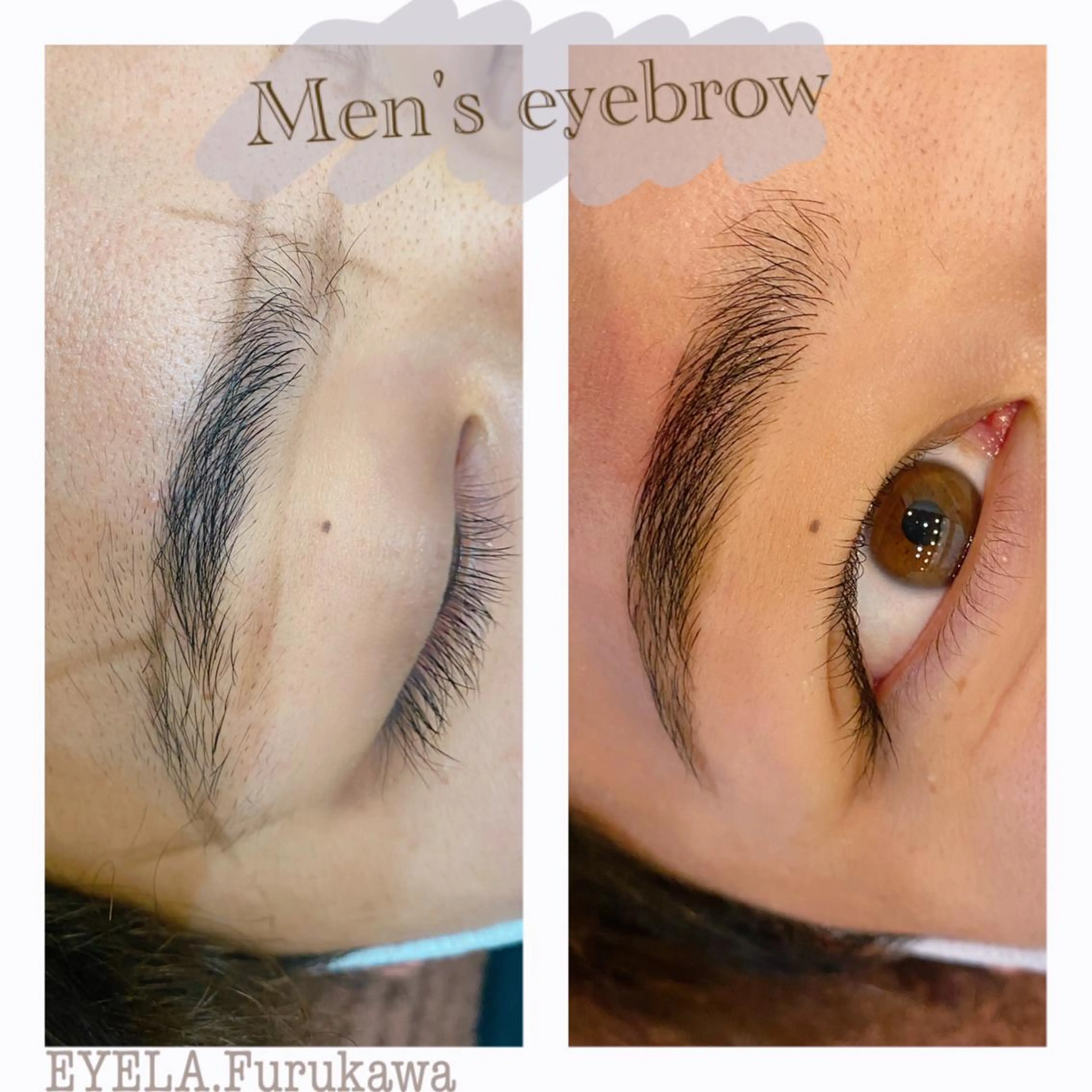 メンズ アイブロウ EYELA甲府昭和 furukawaのマツエク・マツパデザイン