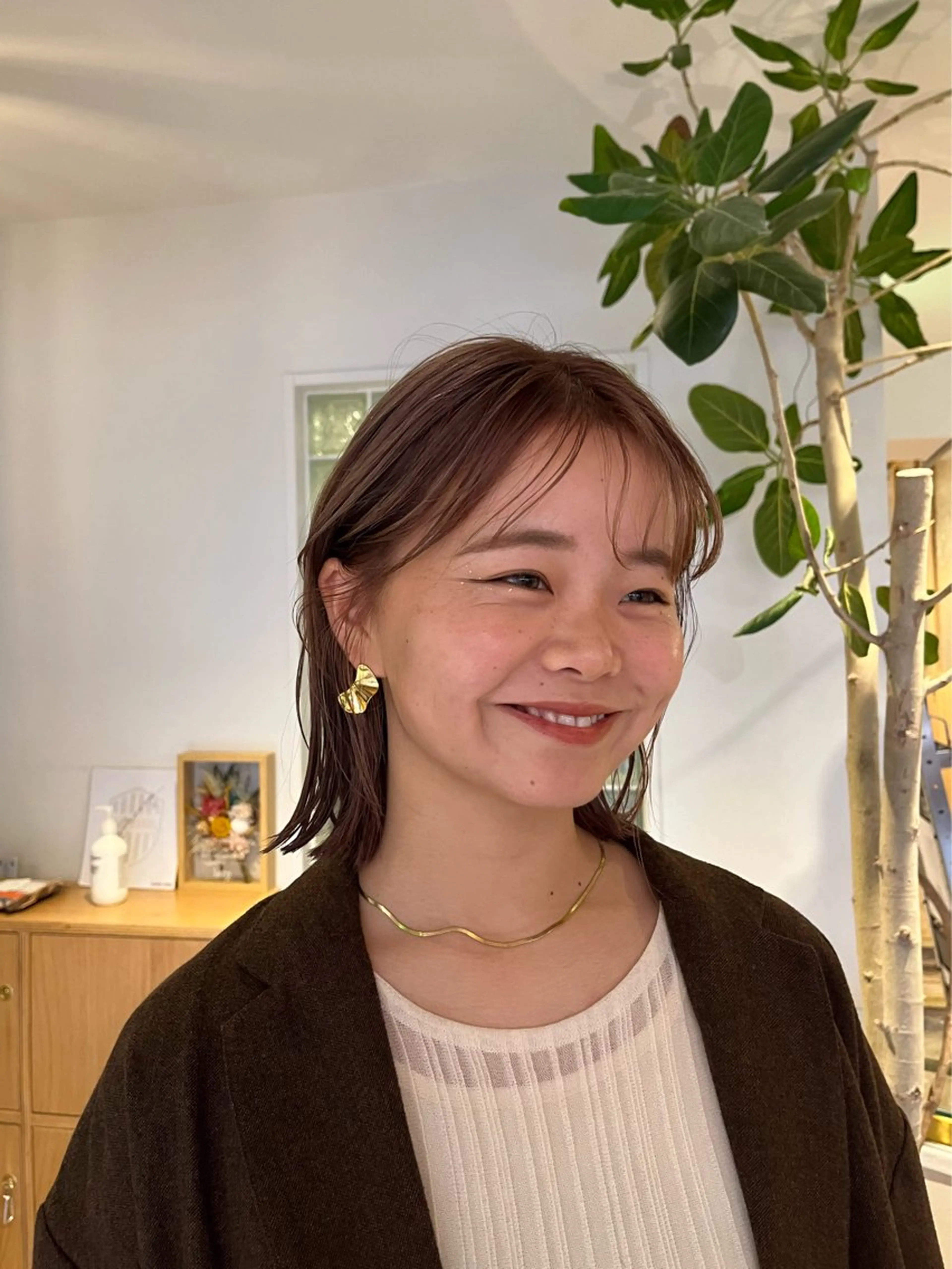 ミディアム カラー lety /神戸元町のヘアスタイル