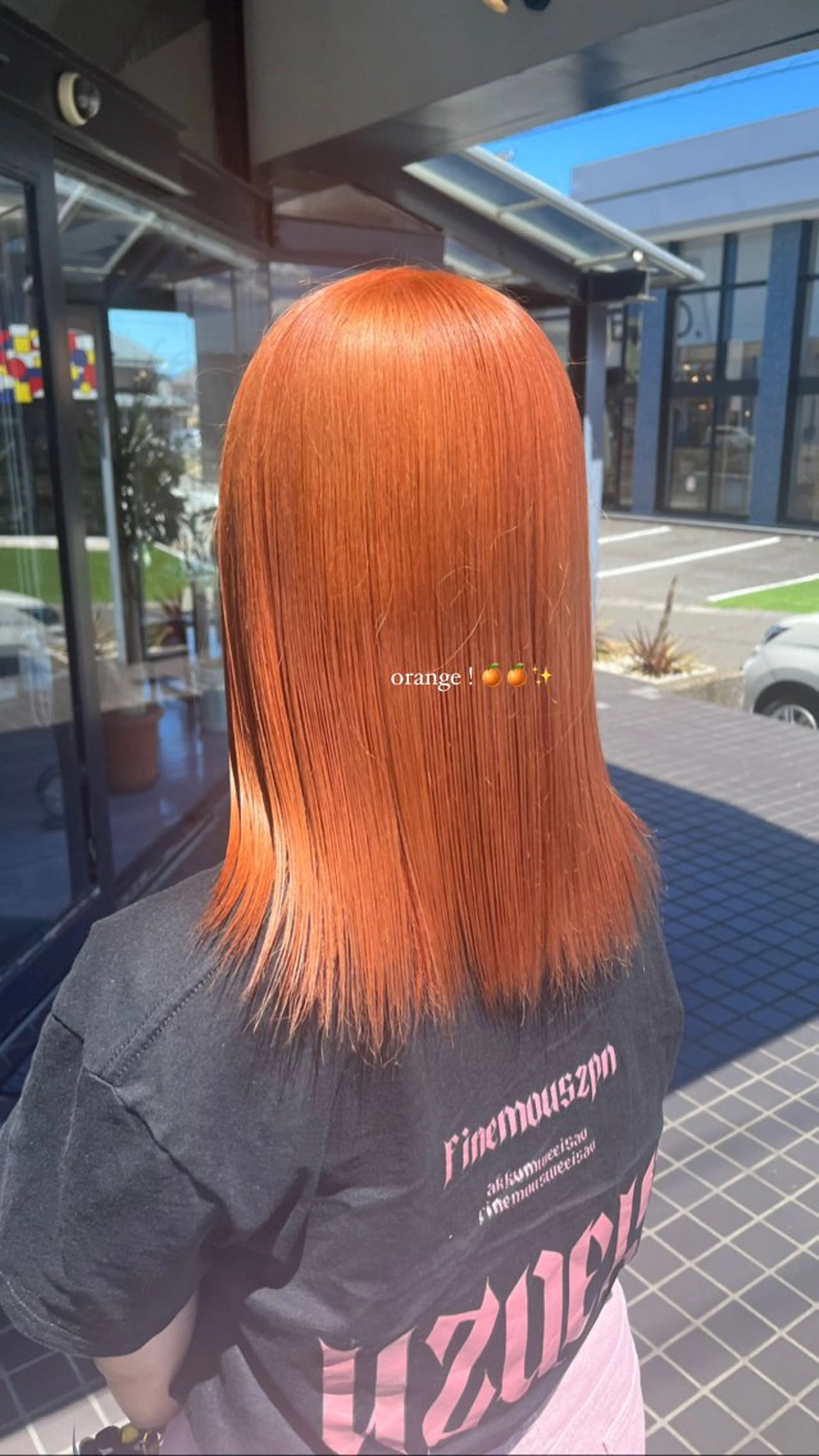 ミディアム alu yuinaのヘアスタイル