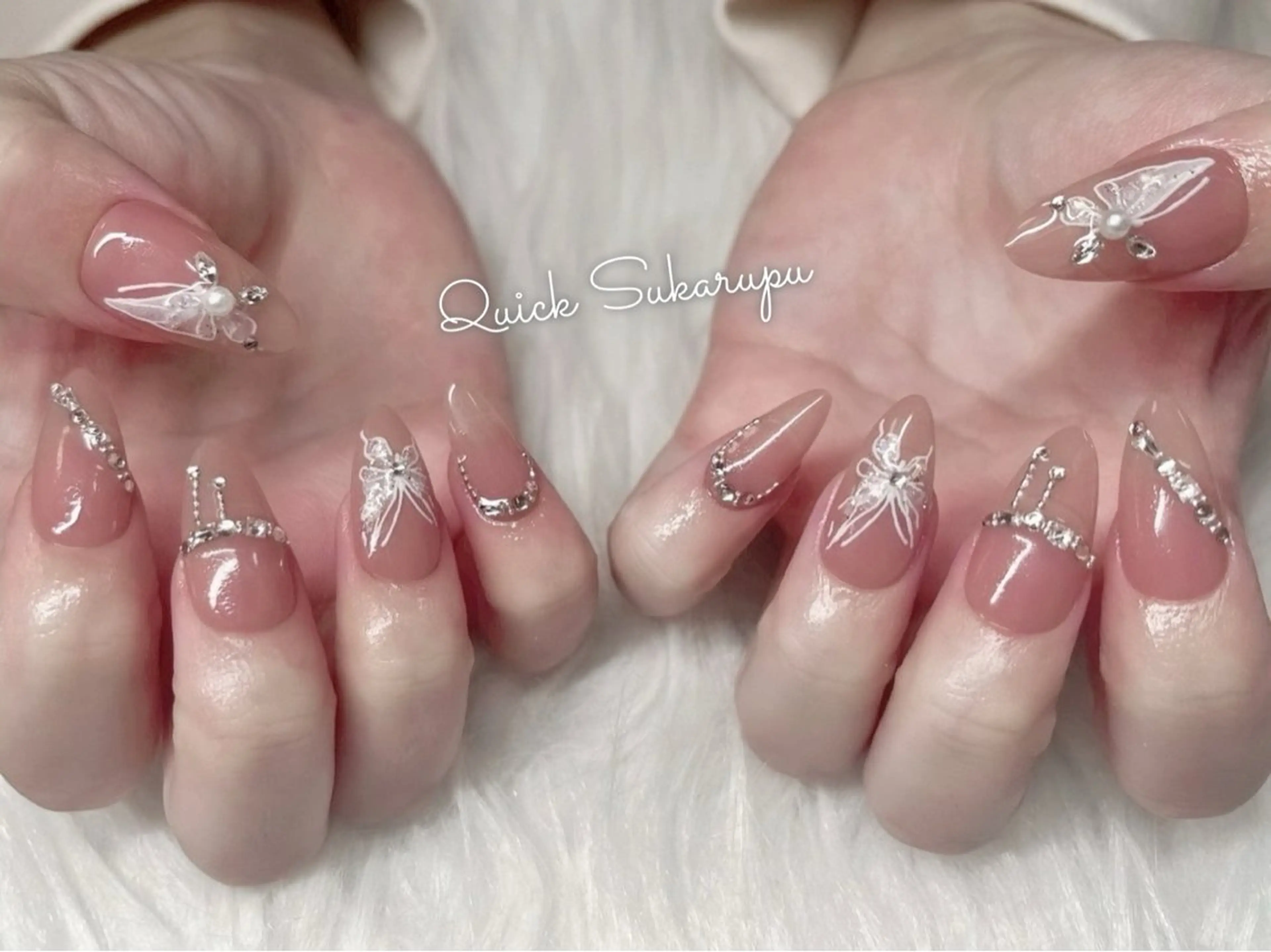 ミディアム Quick Sukarupu新宿のネイルデザイン