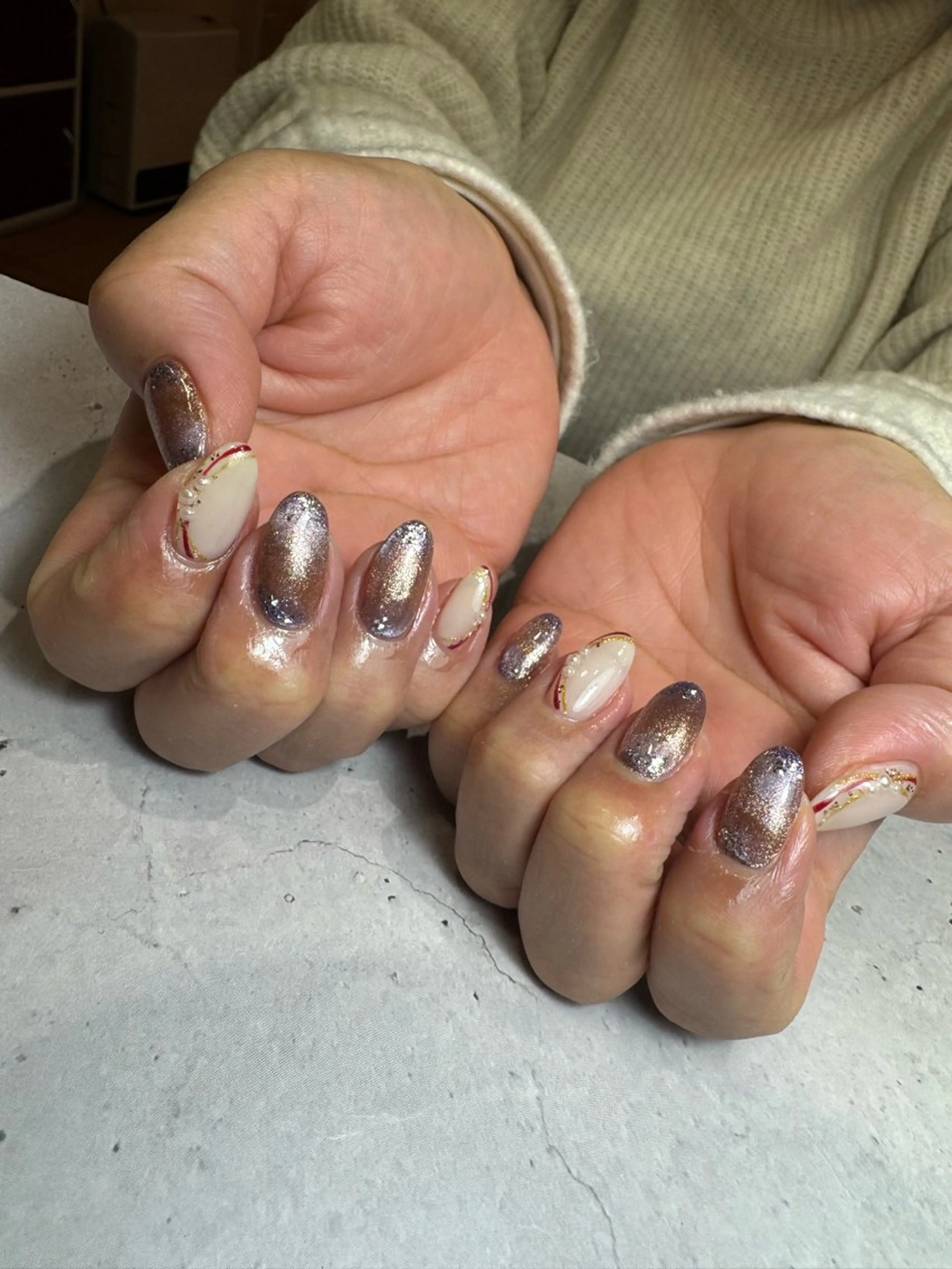 ネイル ハンドネイル nail&eyelash mate所属・京都/東向日/桂 ayumiのネイルデザイン