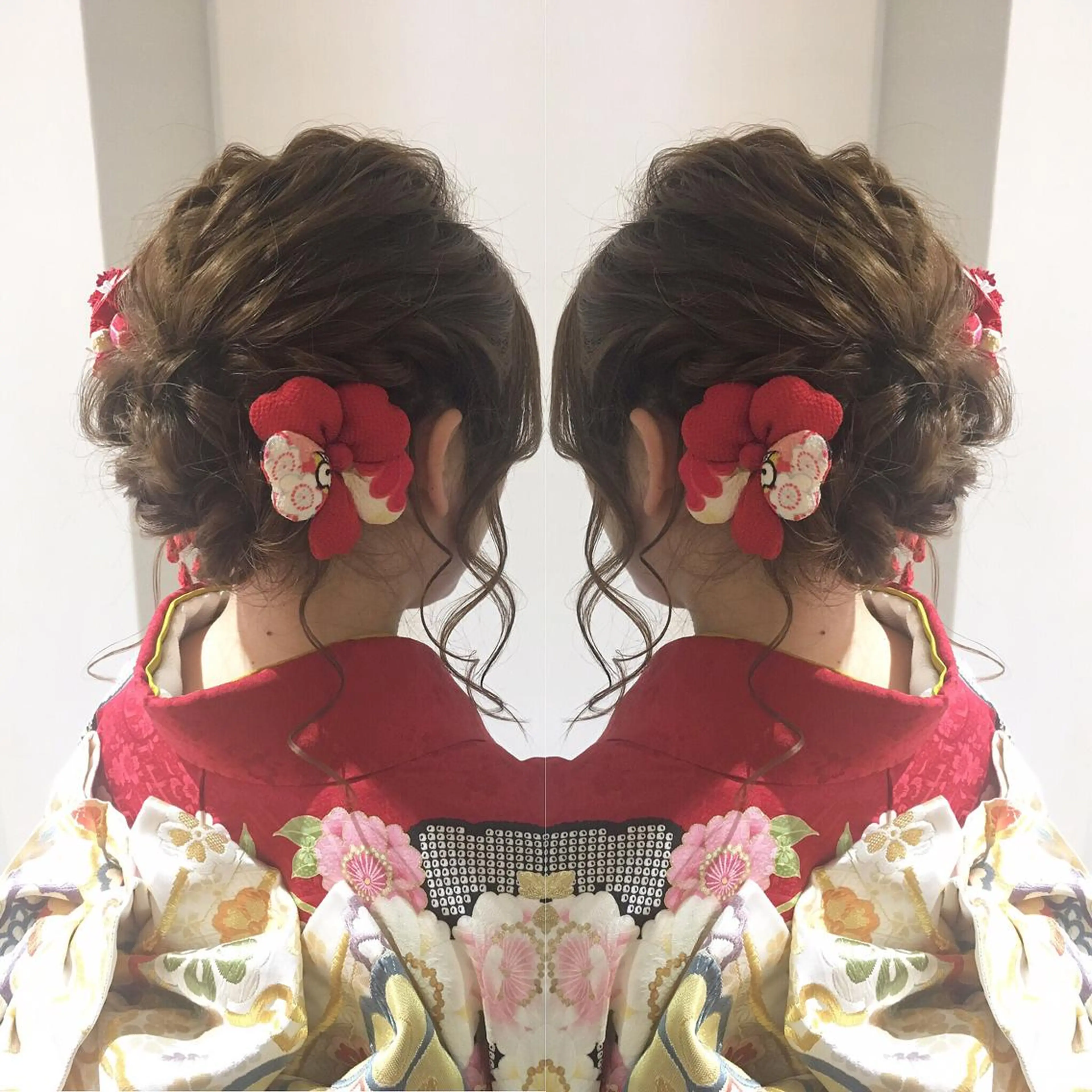 ロング ヘアアレンジ ヘアセット hair  design nico*  ヘアデザイン ニコ所属・中間 将人のヘアスタイル