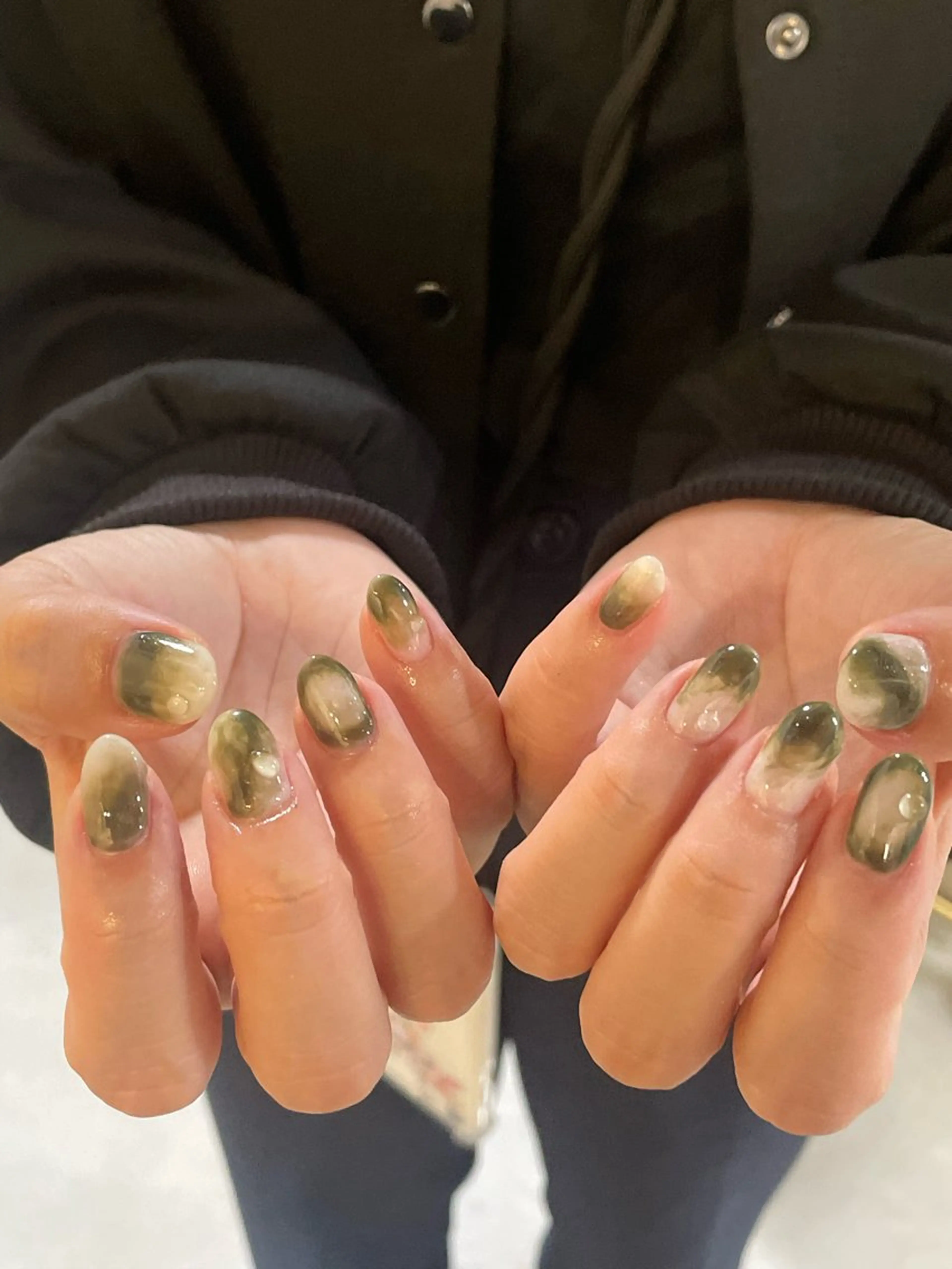 ショート ハンドネイル LBnail.sae /おえかきネイルのネイルデザイン