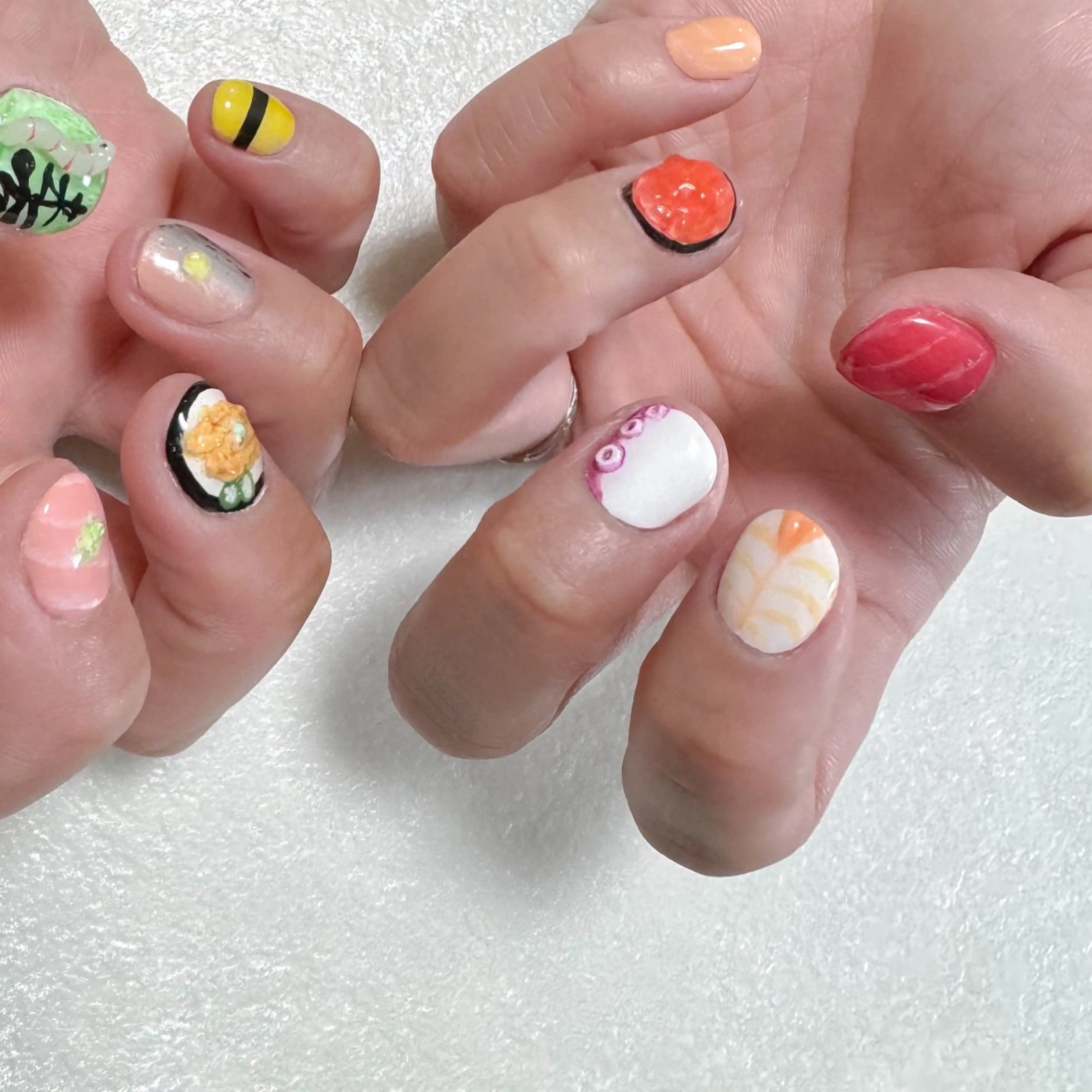 ネイル アートネイル ハンドネイル pointillé .ayaのネイルデザイン