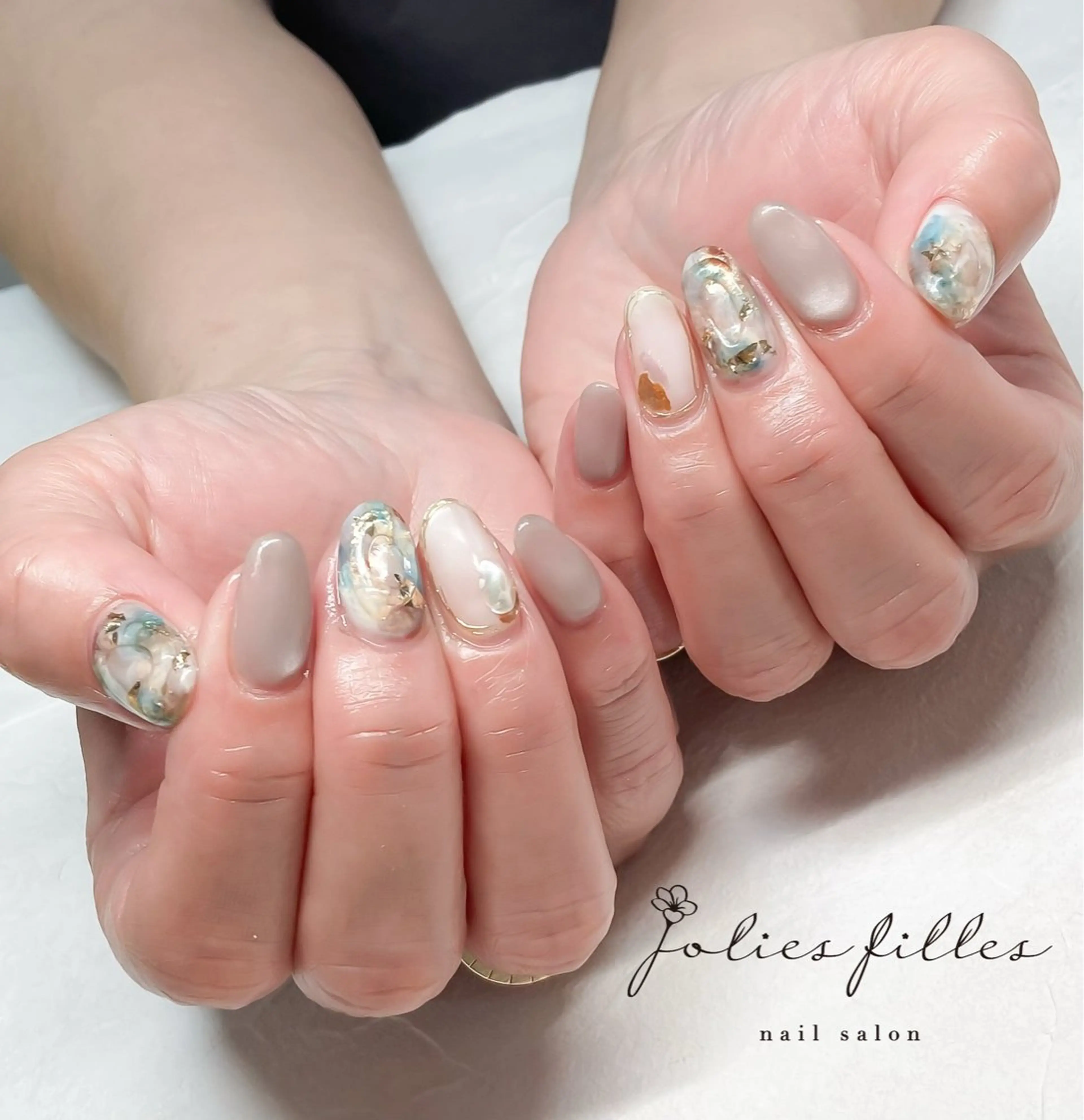 ネイル ハンドネイル ジョリフィーユ 中出のネイルデザイン