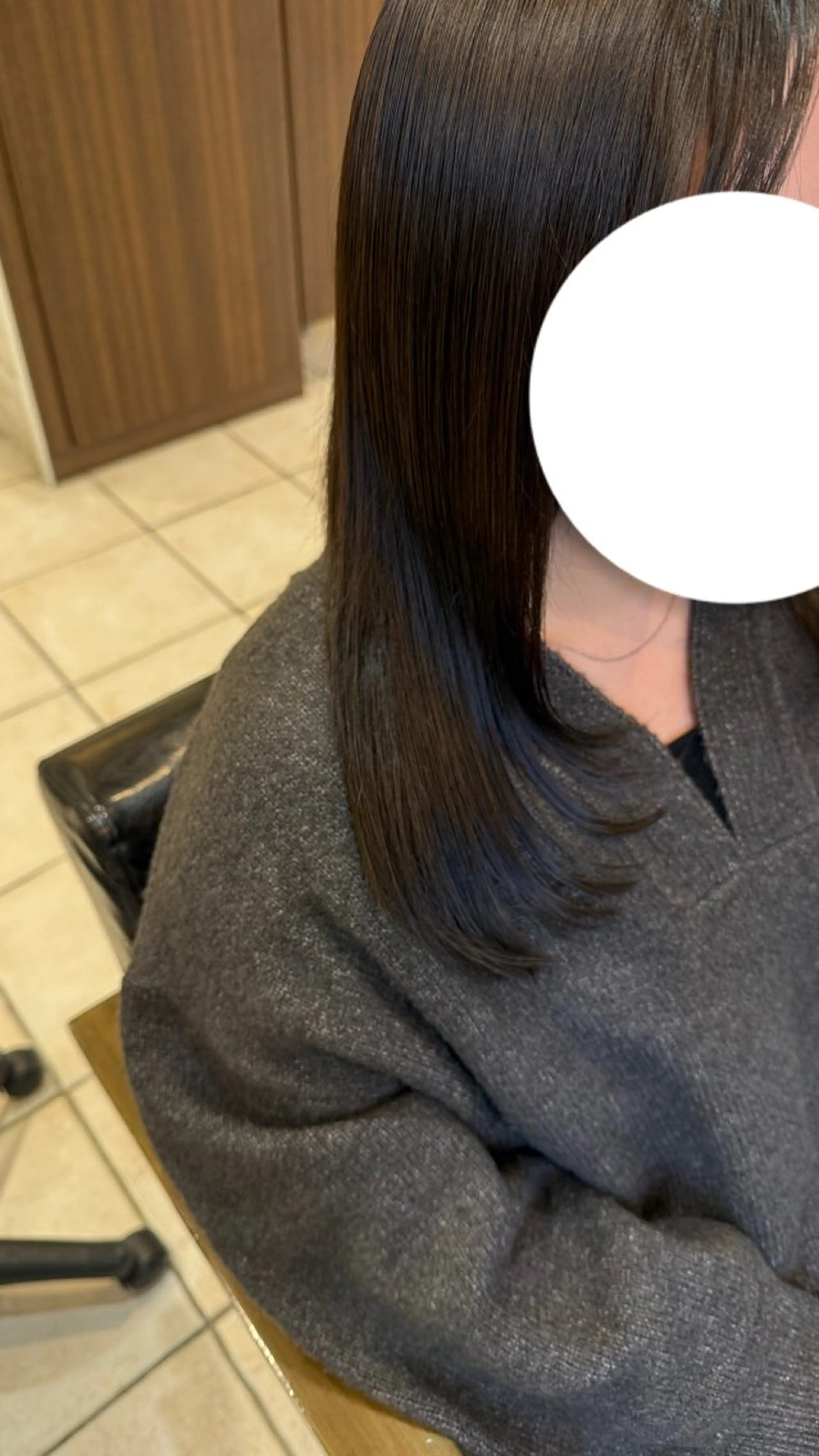 ミディアム ボブレイヤー ボブ 韓国風ヘア レイヤーカット 🩵RIKO🩵 透明感カラー🫧のヘアスタイル