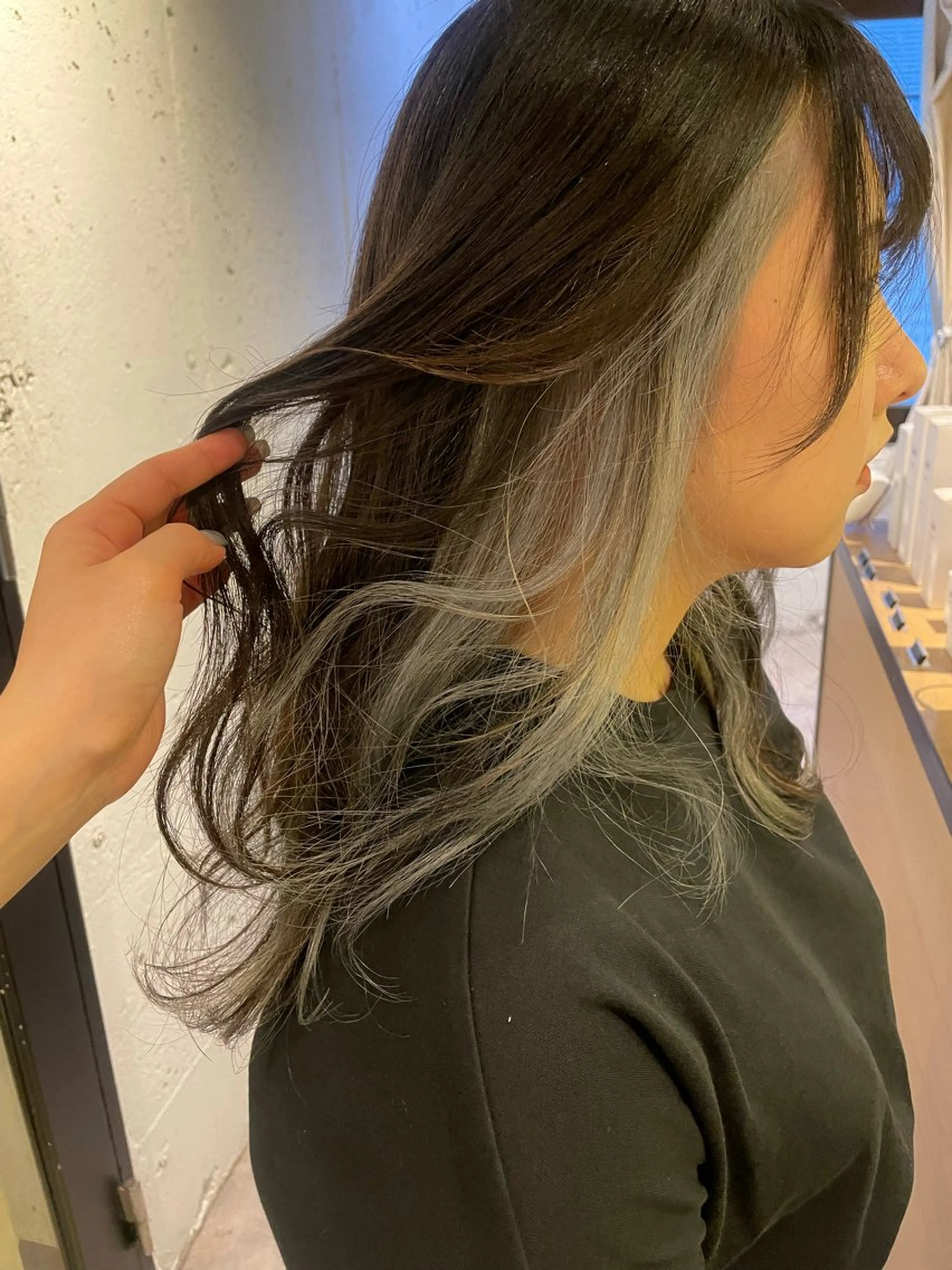 ロング カラー カット ヘアカラー トリートメント hisano / ハイトーン･透明感のヘアスタイル