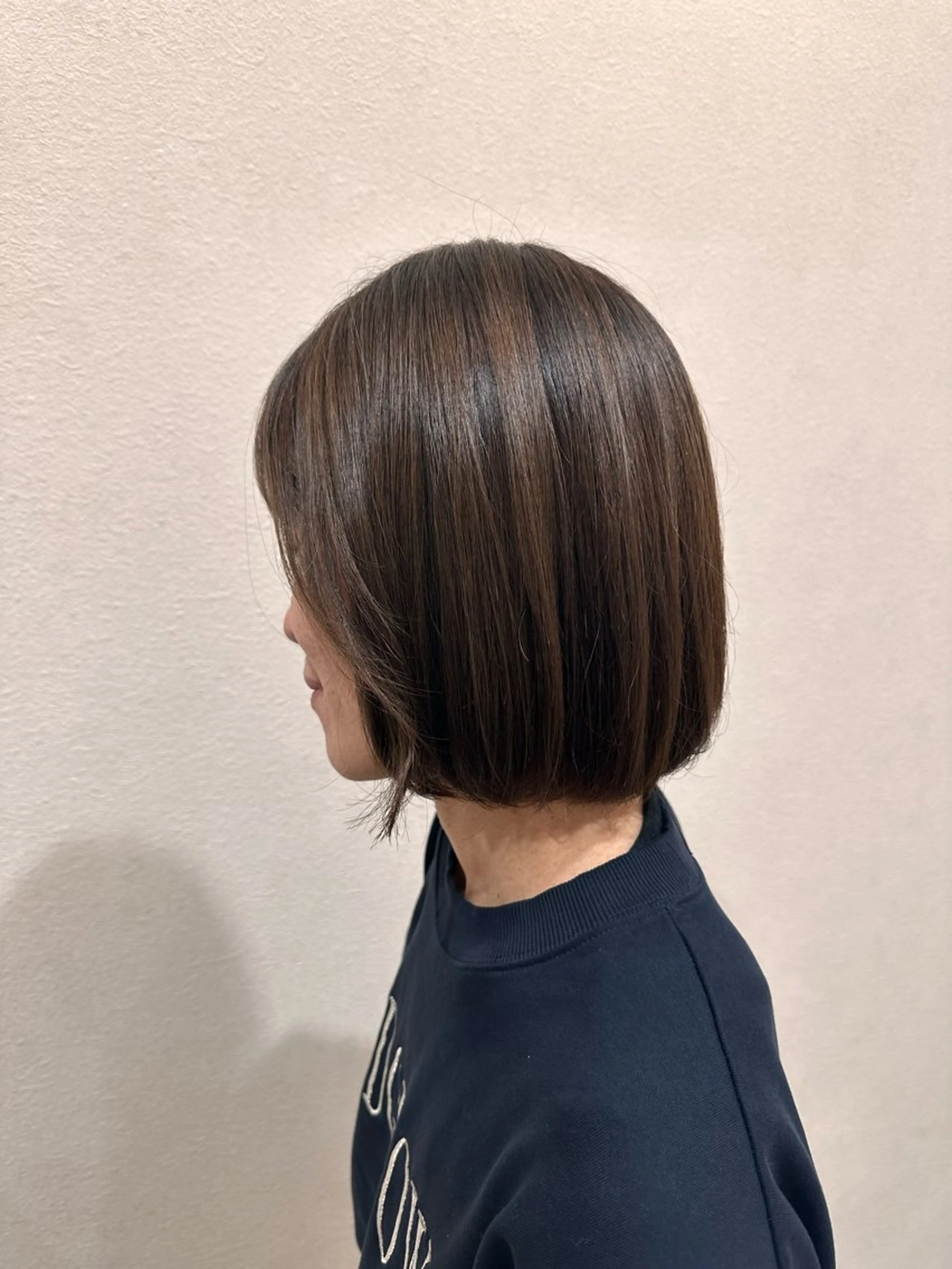 ミディアム カラー ボブ アメイジングヘアー 千歳店　福嶋のヘアスタイル