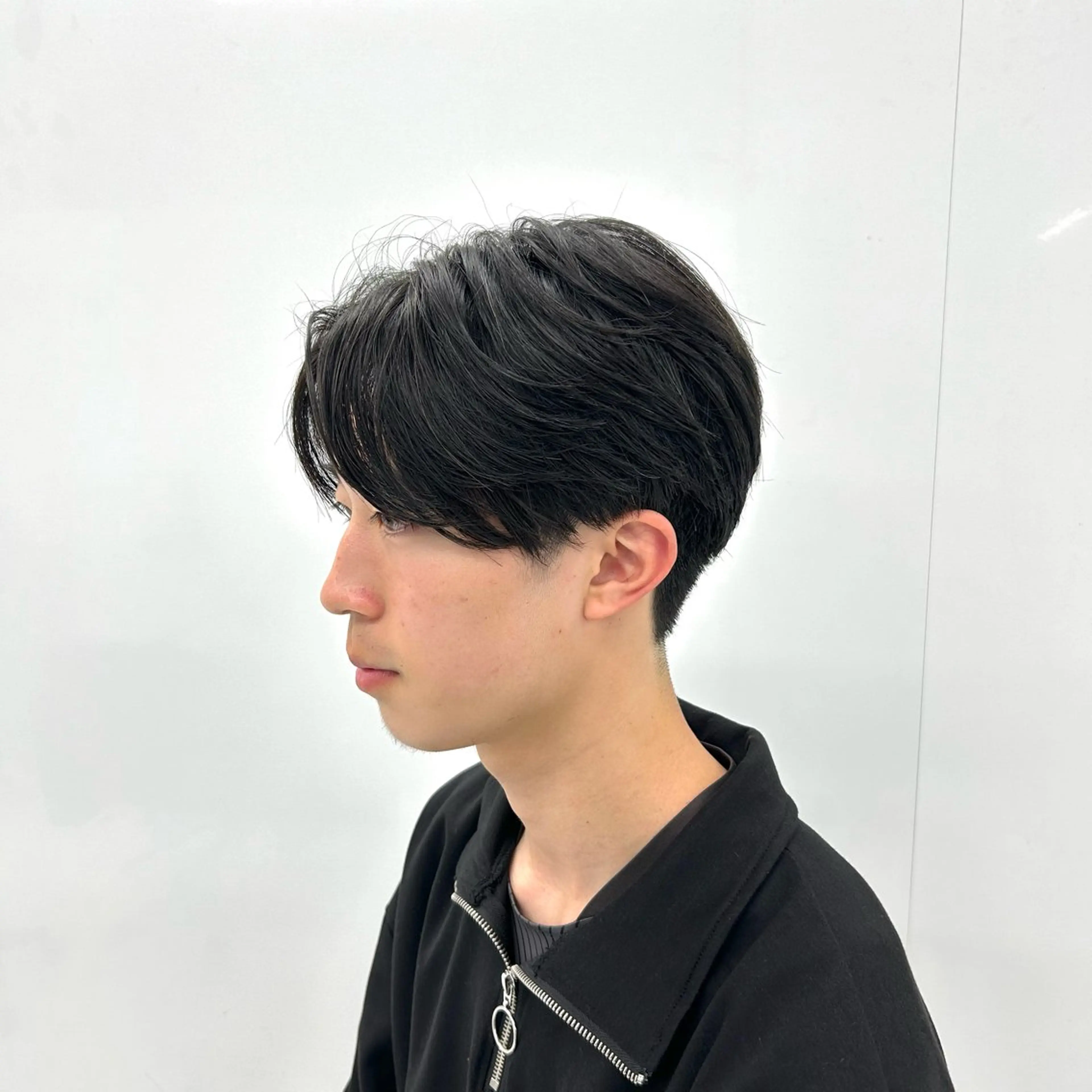 ショート メンズ センターパート カット 【メンズパーマ特化】 🍏網中勇喜のヘアスタイル