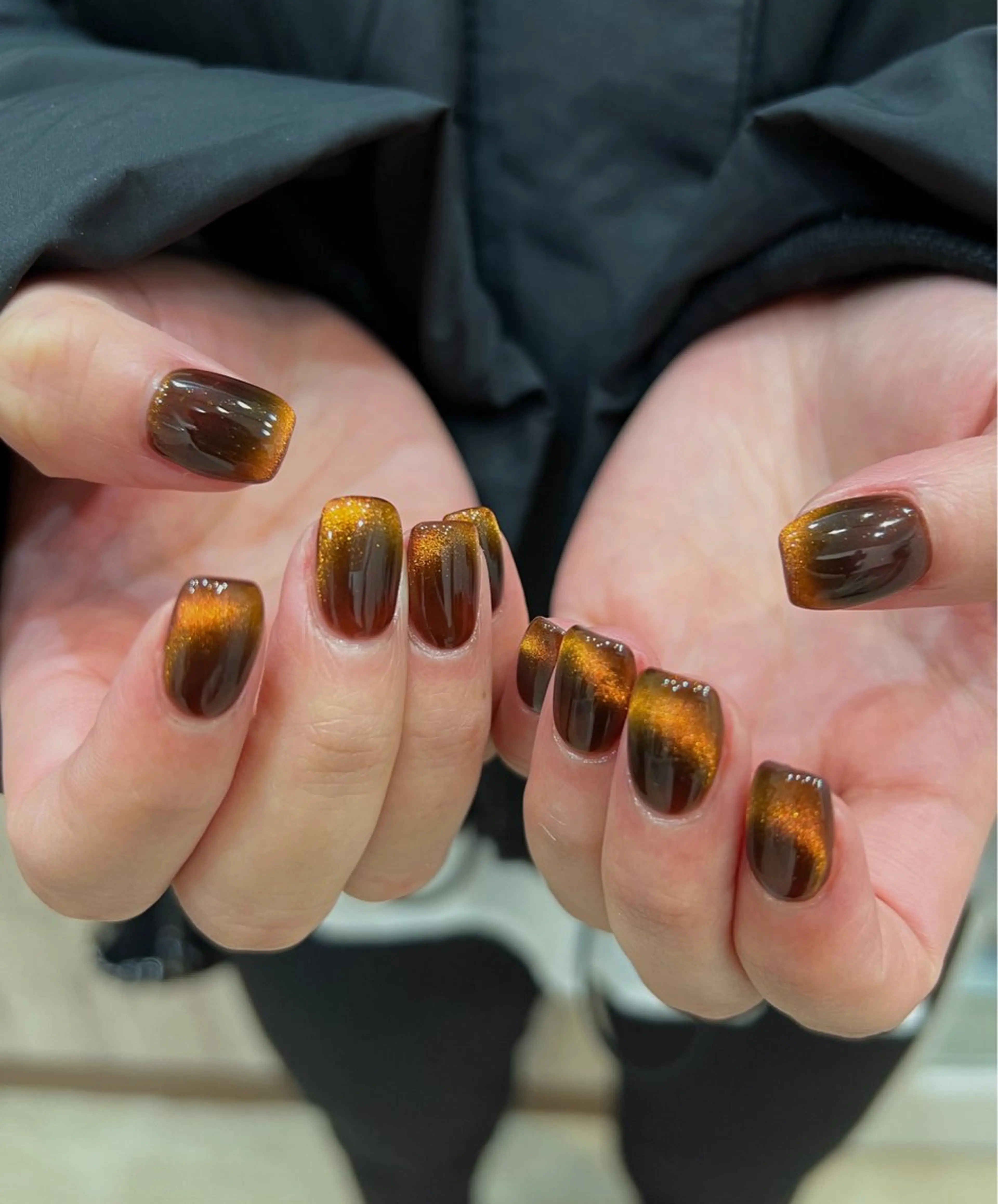 ネイル フレンチネイル マグネットネイル マグネットフレンチ ハンドネイル ヘアメイクネイリスト 💄💅hidemiのヘアスタイル