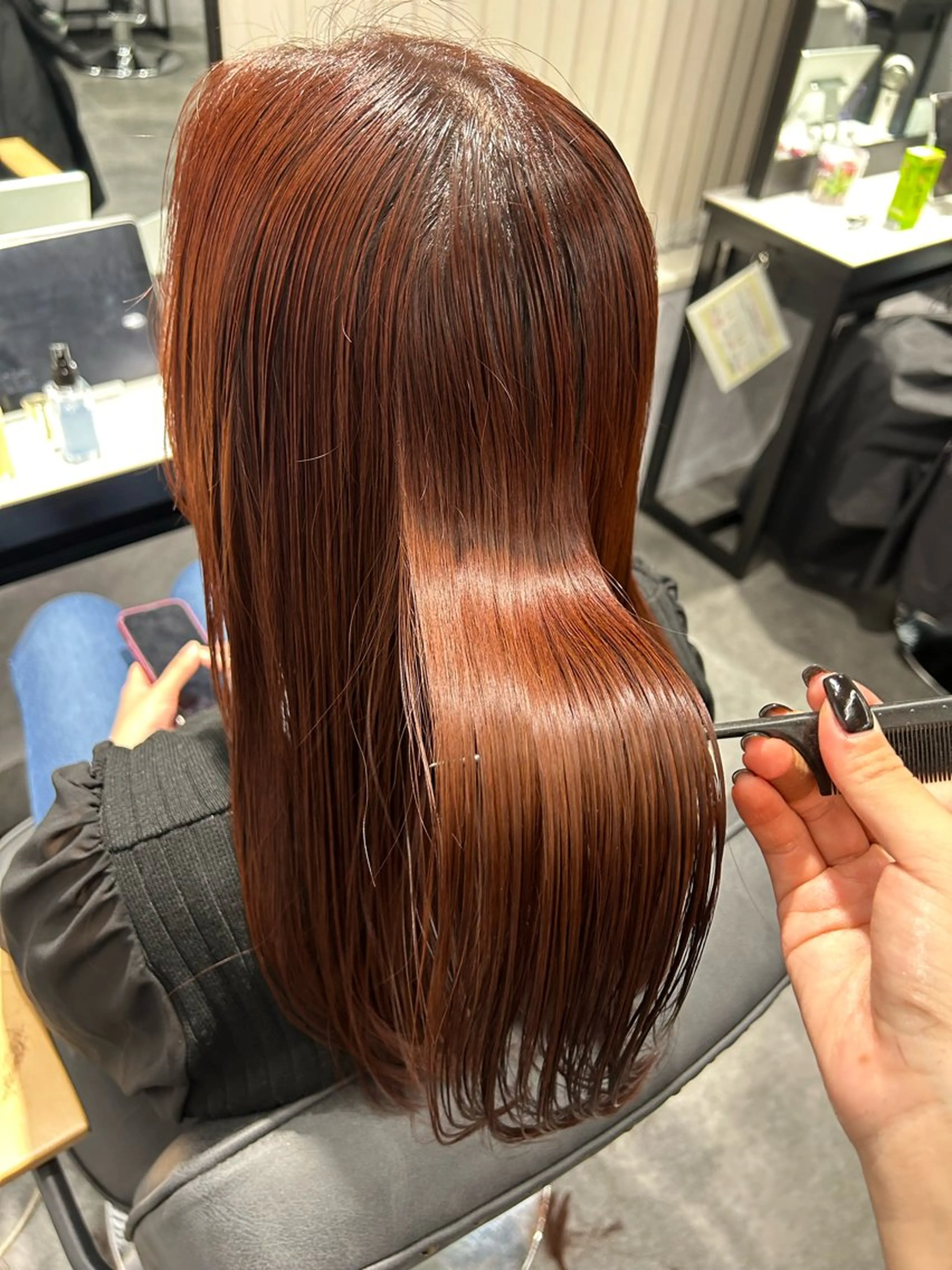 ロング トリートメント プルエクステ/インナ ーカラー🦊はるなのヘアスタイル