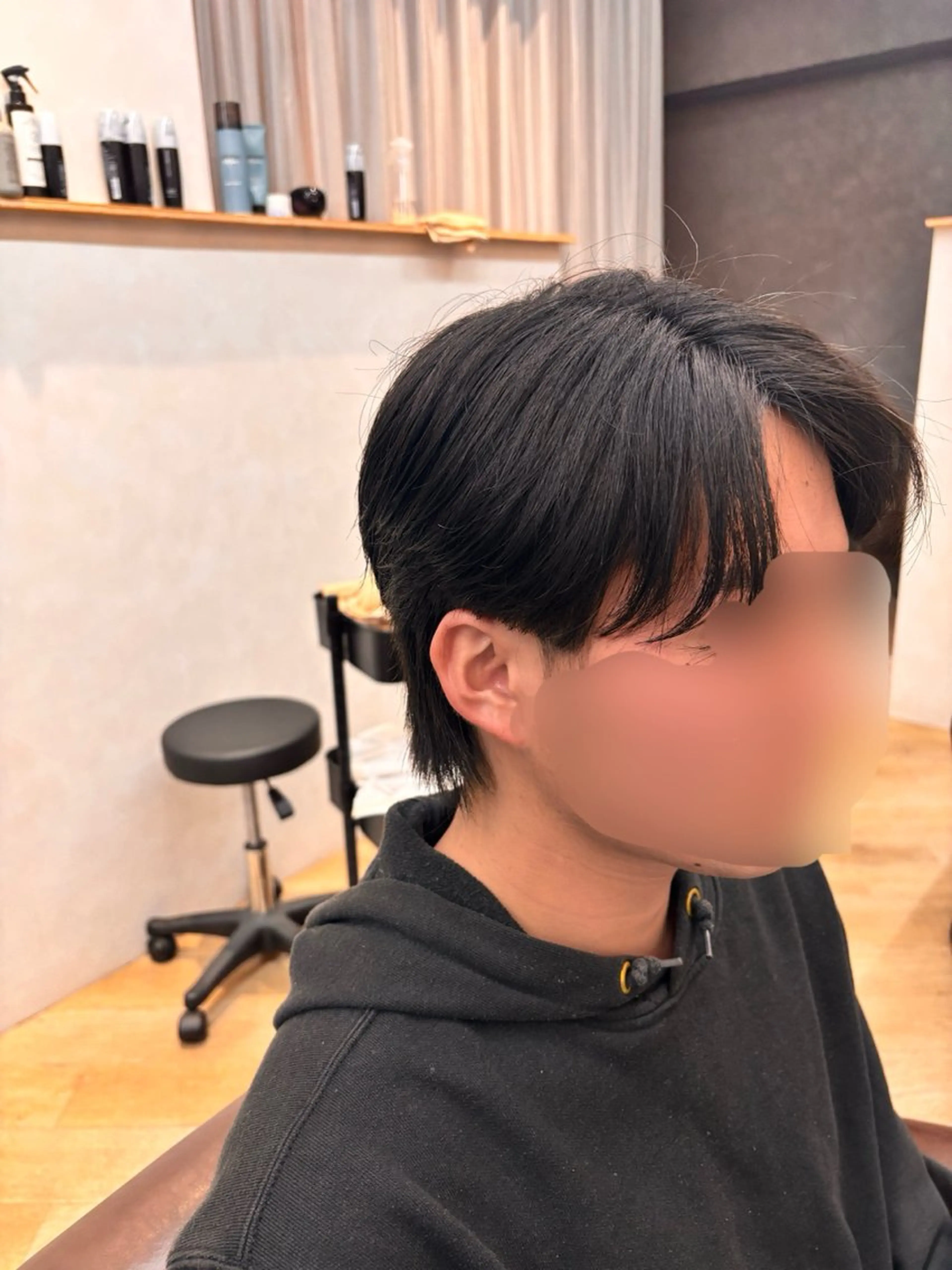 メンズ センターパート 高橋 唯のヘアスタイル