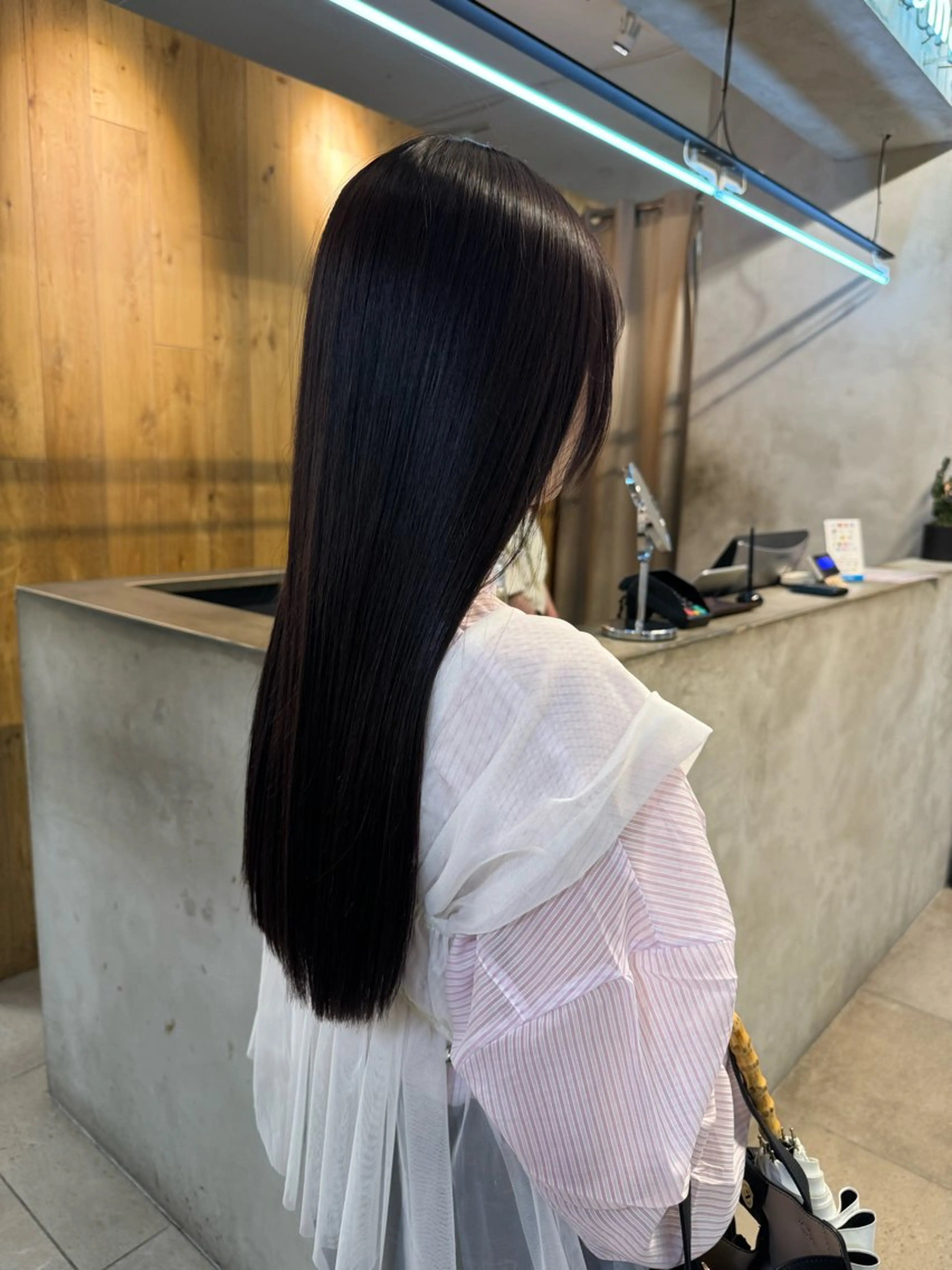 ロング カラー カット ヘアカラー トリートメント Lomalia 🤍🫧/makoのヘアスタイル