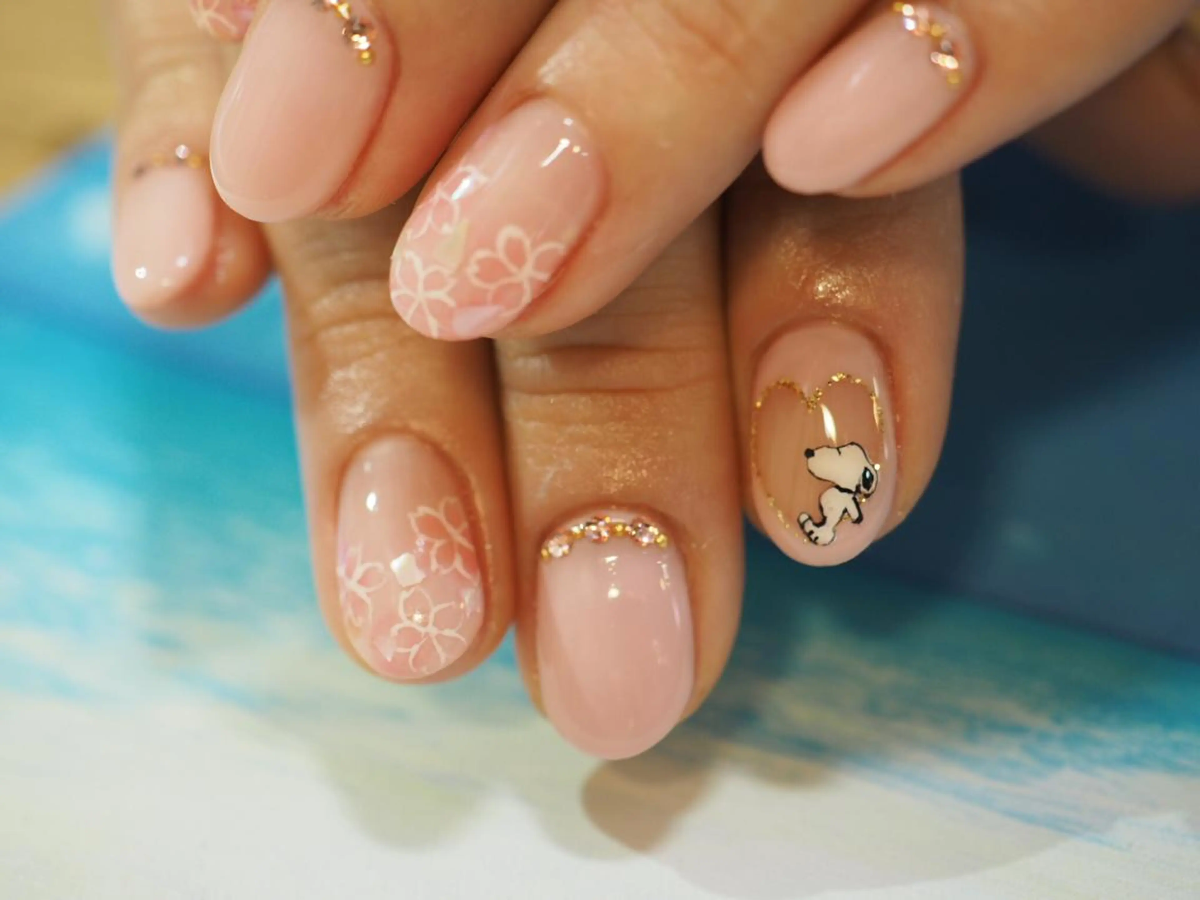 ネイル 桜ネイル ”salon" そりまちゆうこのネイルデザイン