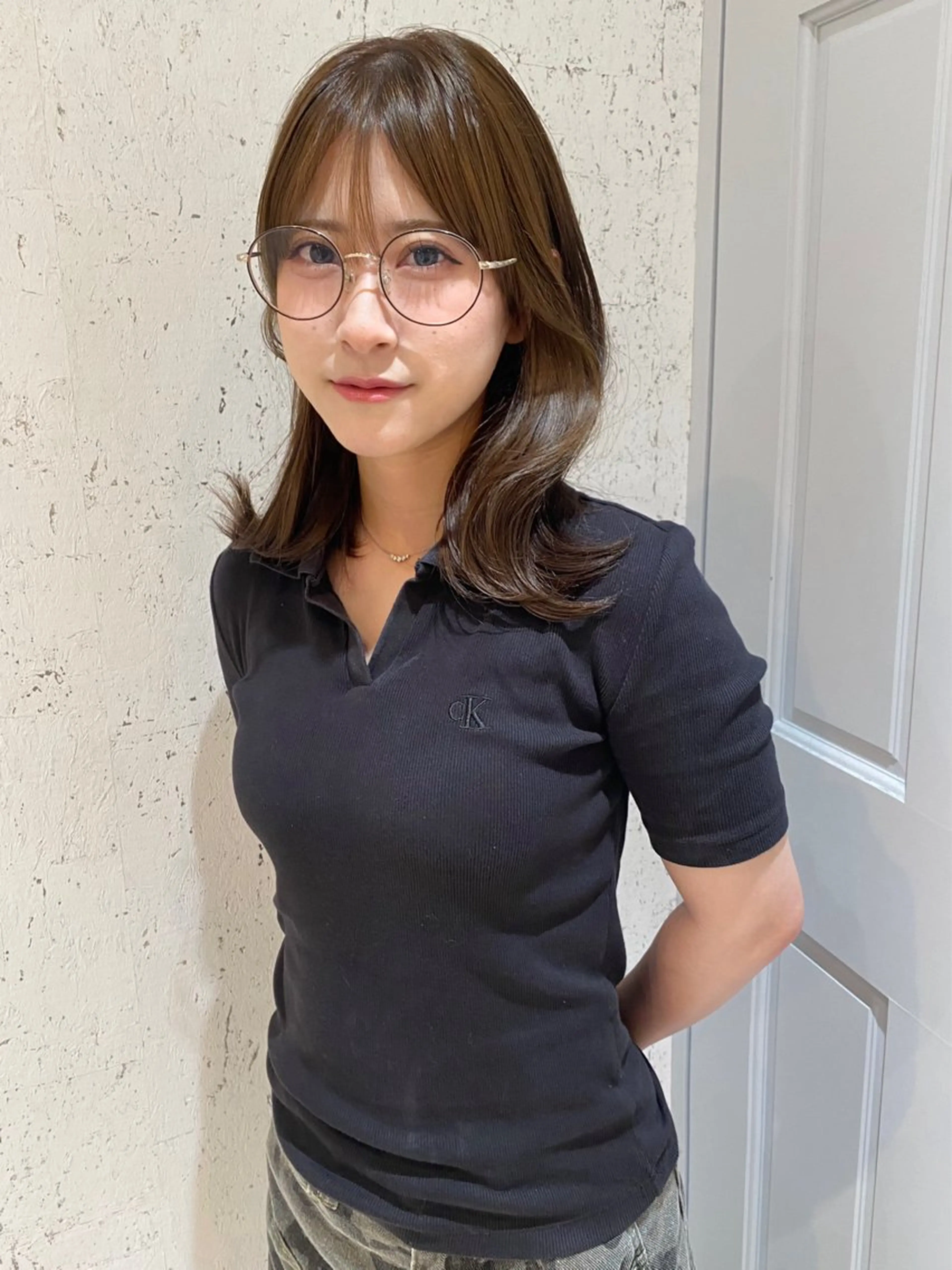 ミディアム カラー カット ヘアカラー トリートメント mai / linoah˚✧のヘアスタイル