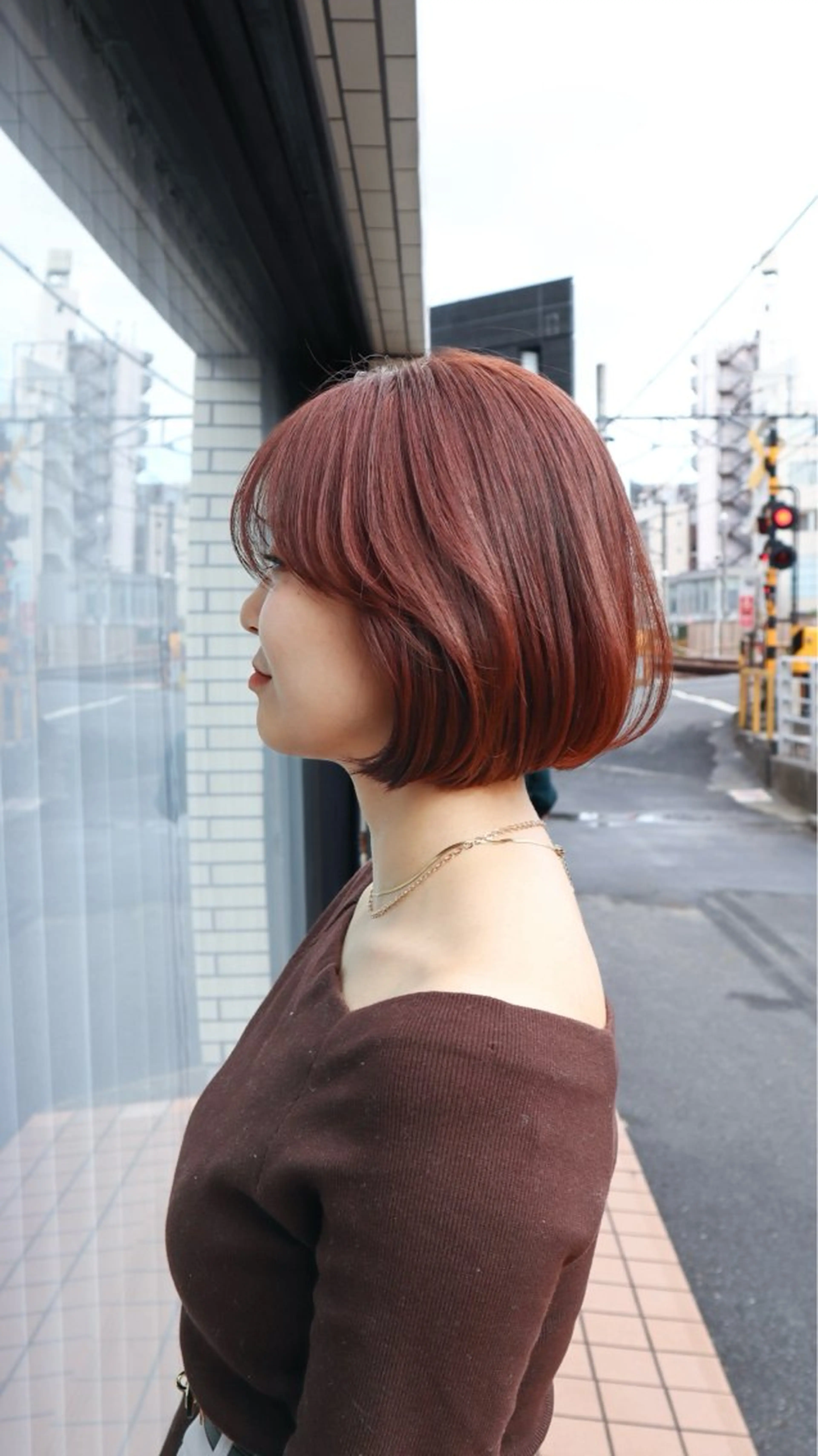 ミディアム ヘアカラー SISTA自由が丘所属・" RYO "のヘアスタイル