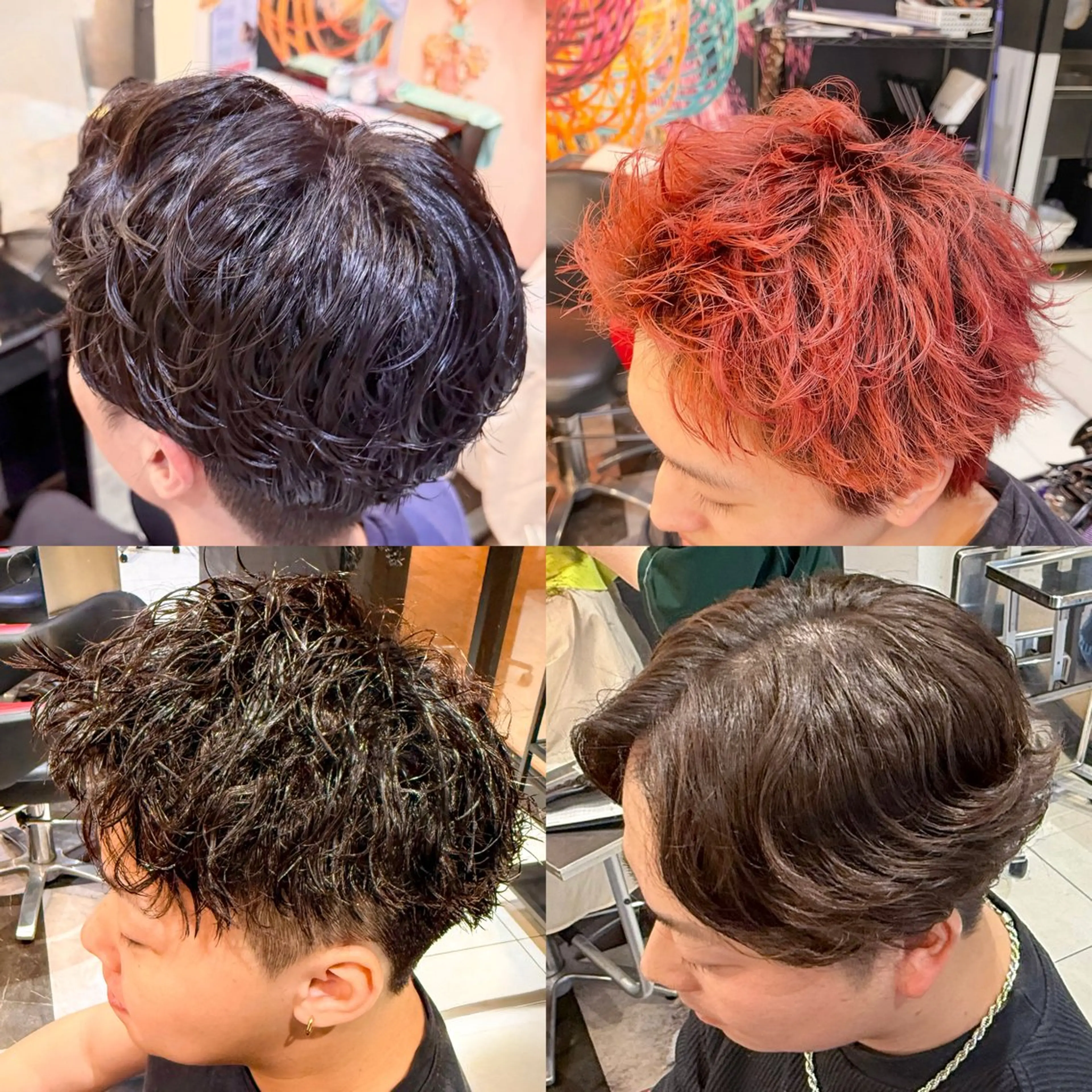 パーマ メンズ レディースモデル募集 無料/田中海斗のヘアスタイル