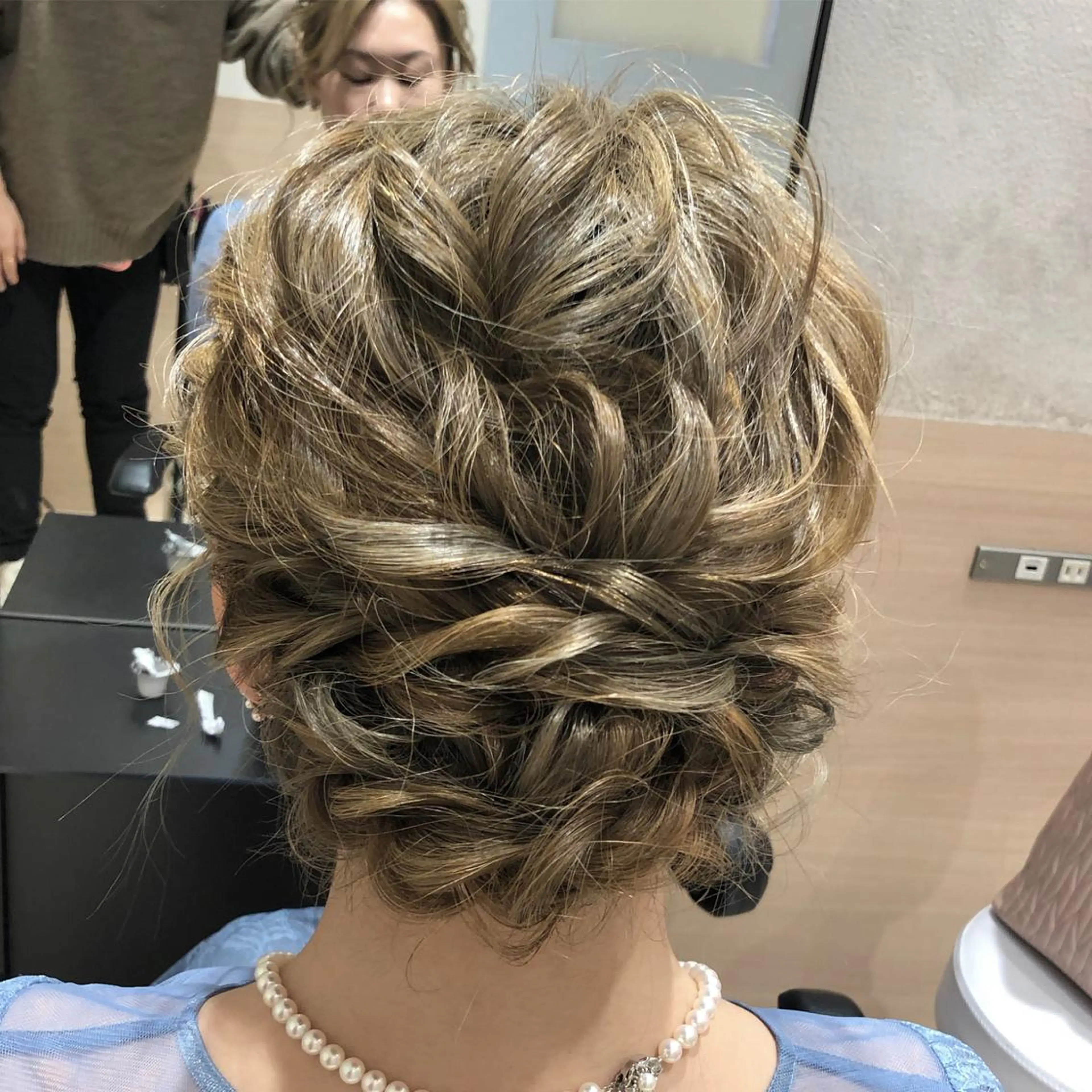 ロング ヘアアレンジ 結婚式・ブライダル 【GO TODAY SHAiRE SALON 心斎橋Edel店】所属・高橋 香澄のヘアスタイル