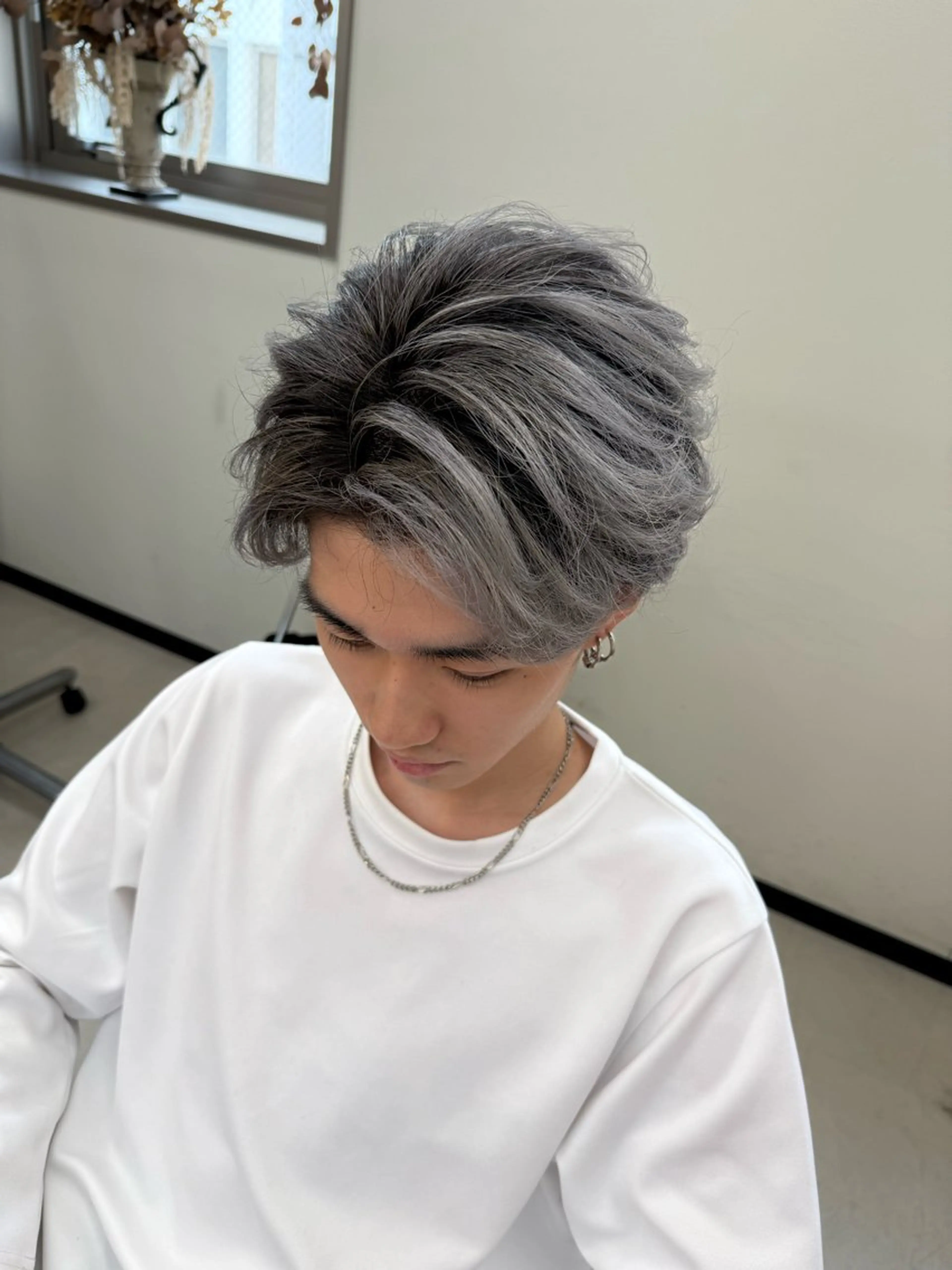 カラー メンズ カット ヘアカラー トリートメント 𝐑𝐲𝐮𝐤𝐢 【店長】ALEAPのヘアスタイル