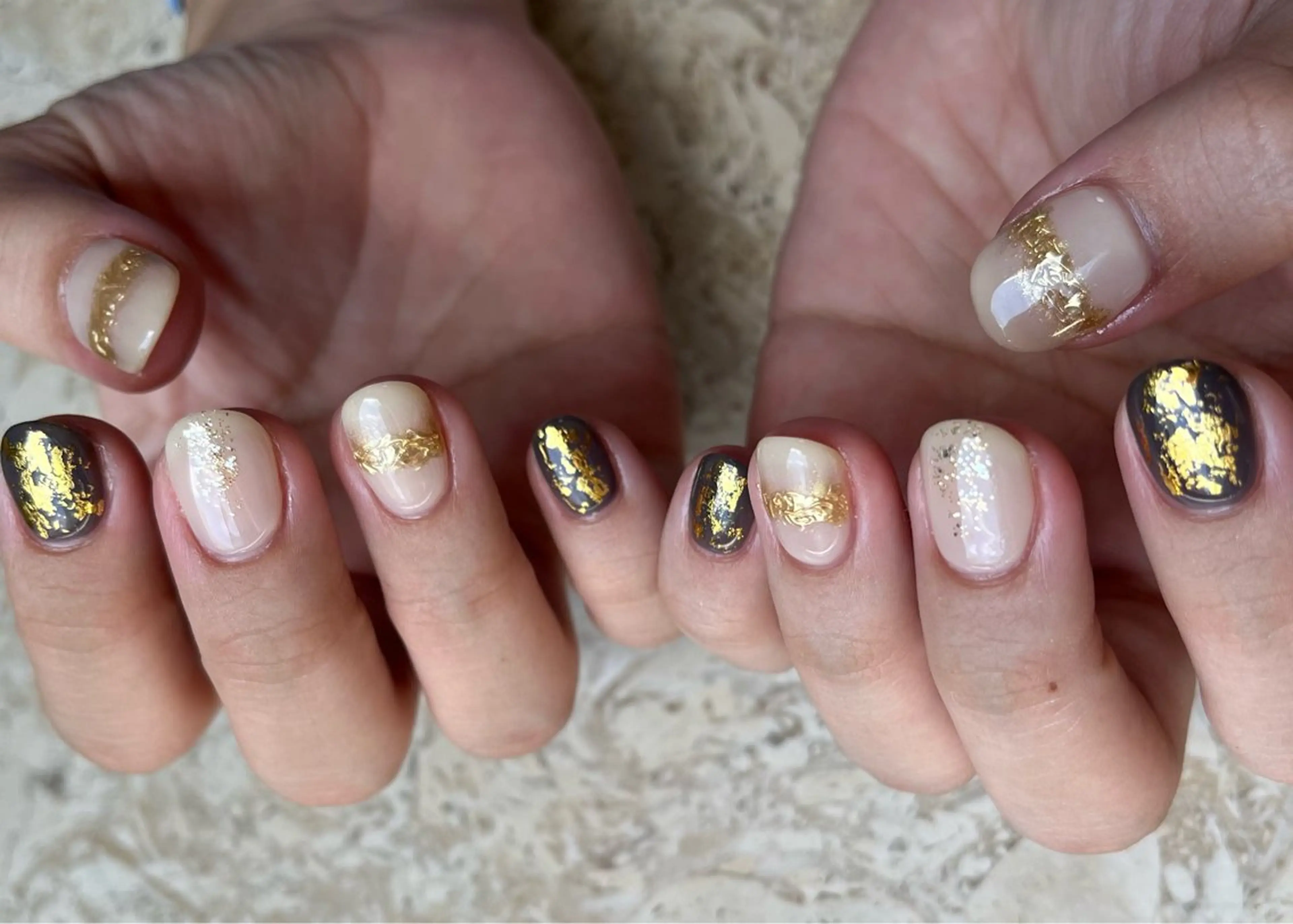 ネイル クリアネイル フットネイル ジェルネイル 氷ネイル・うるうるネイル 韓国ネイル IZUMIꕤnail 堺筋本町｜心斎橋のネイルデザイン