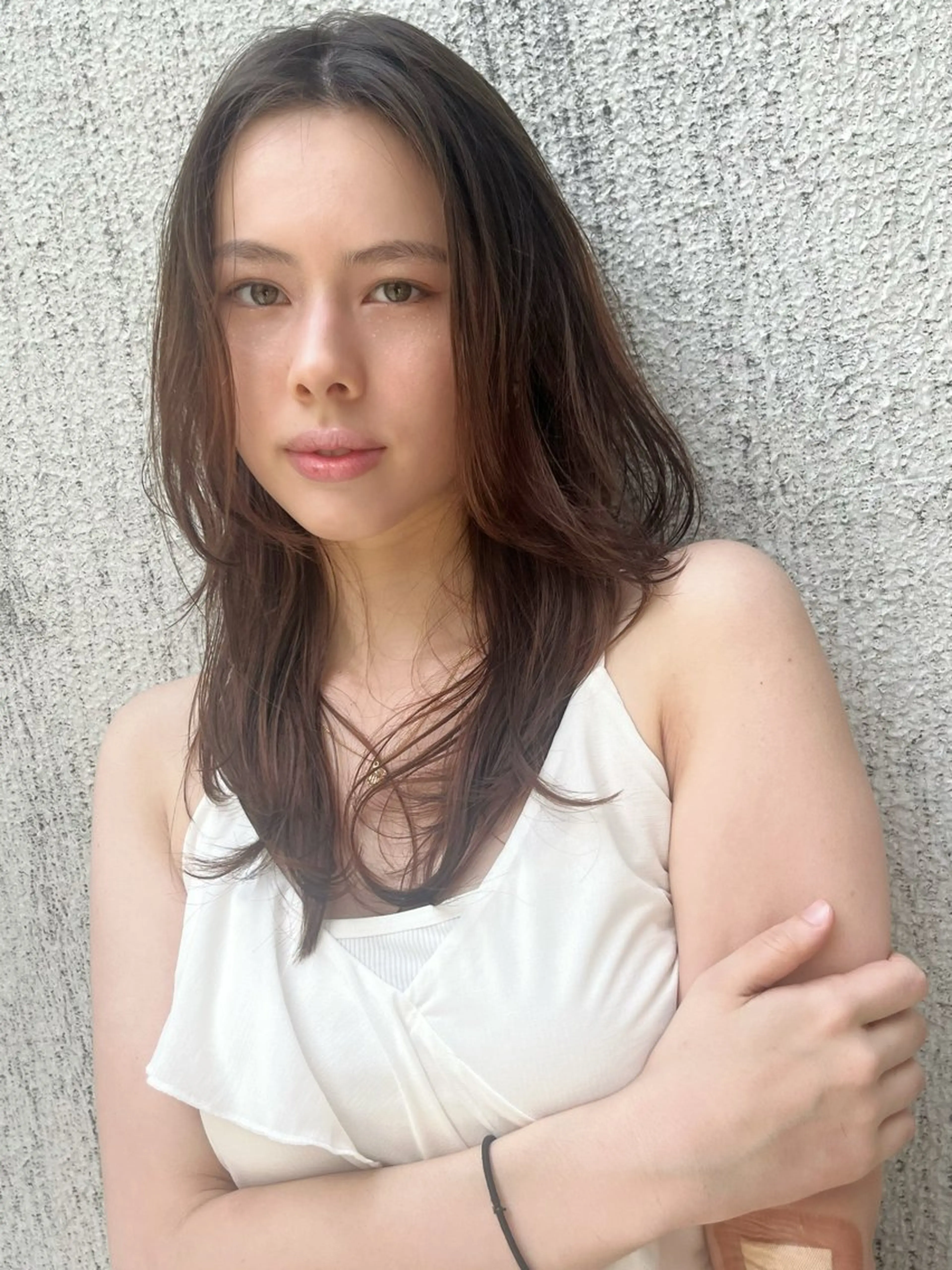 セミロング セミロングレイヤー レイヤーカット 田畑 優希のヘアスタイル