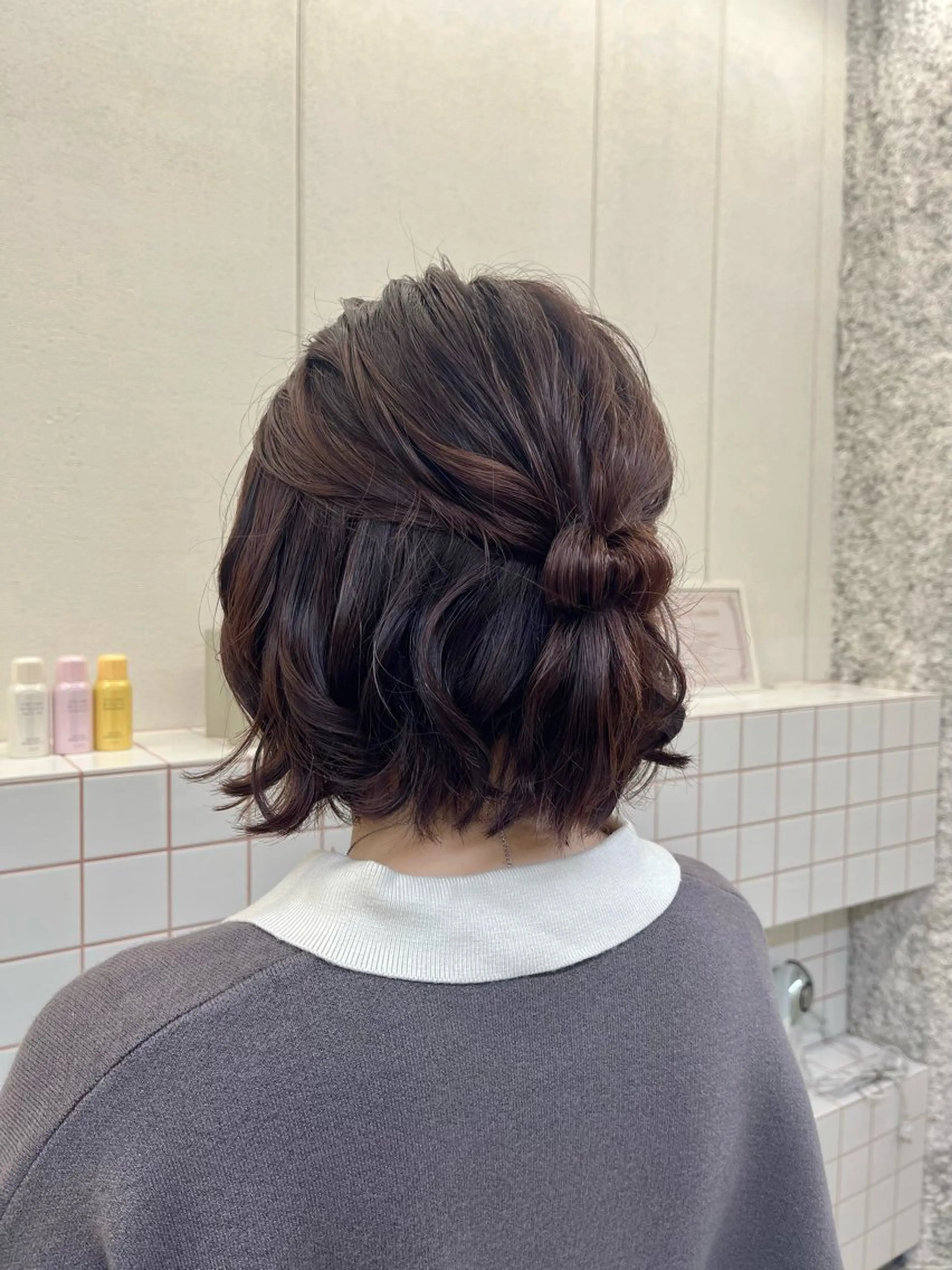 ヘアアレンジ ヘアセット 🌼花屋併設🌼 木下奈々望のヘアスタイル