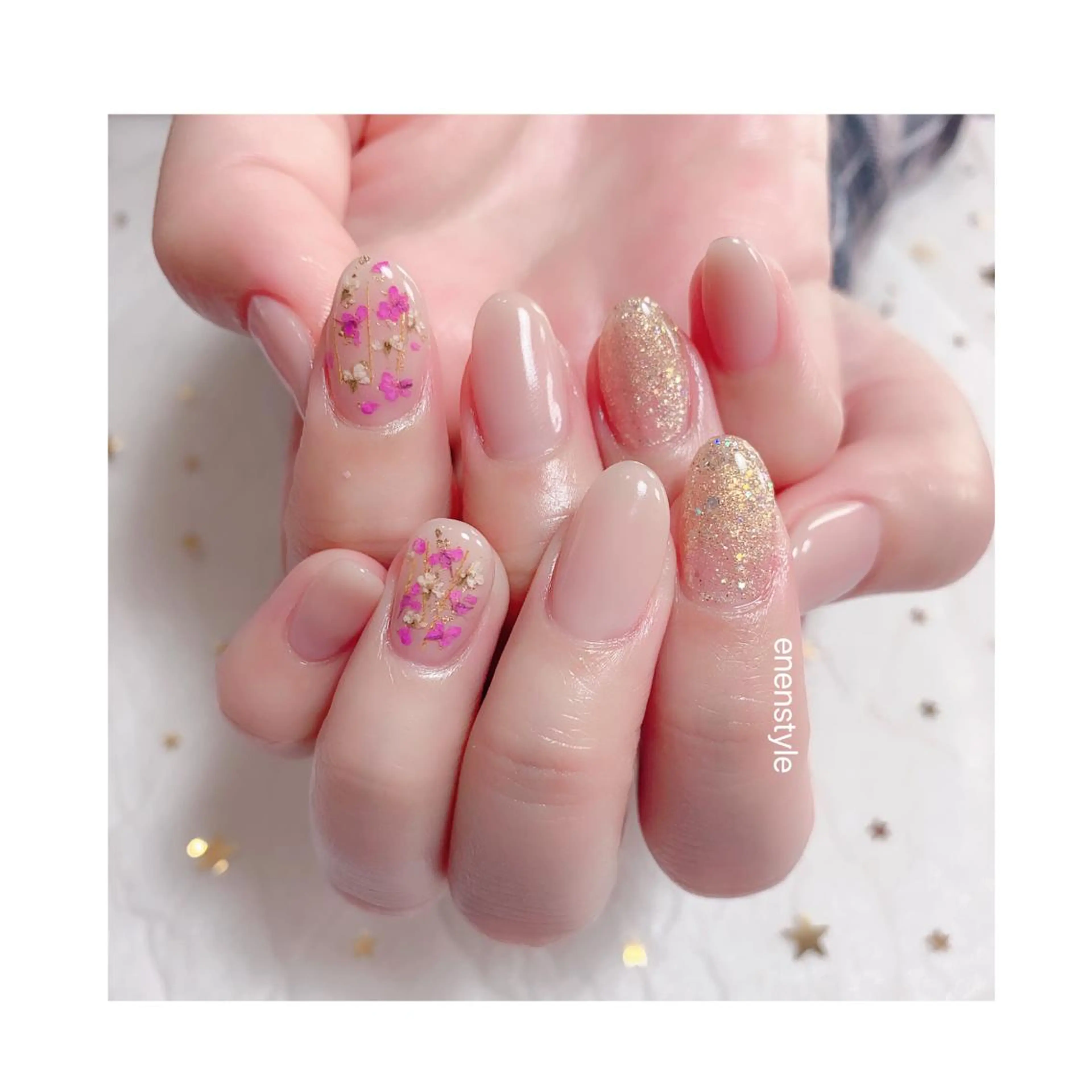 ショート ネイル ジェルネイル ニュアンスネイル オフィスネイル ワンカラーネイル パラジェル ハンドネイル 👑enen style👑のネイルデザイン