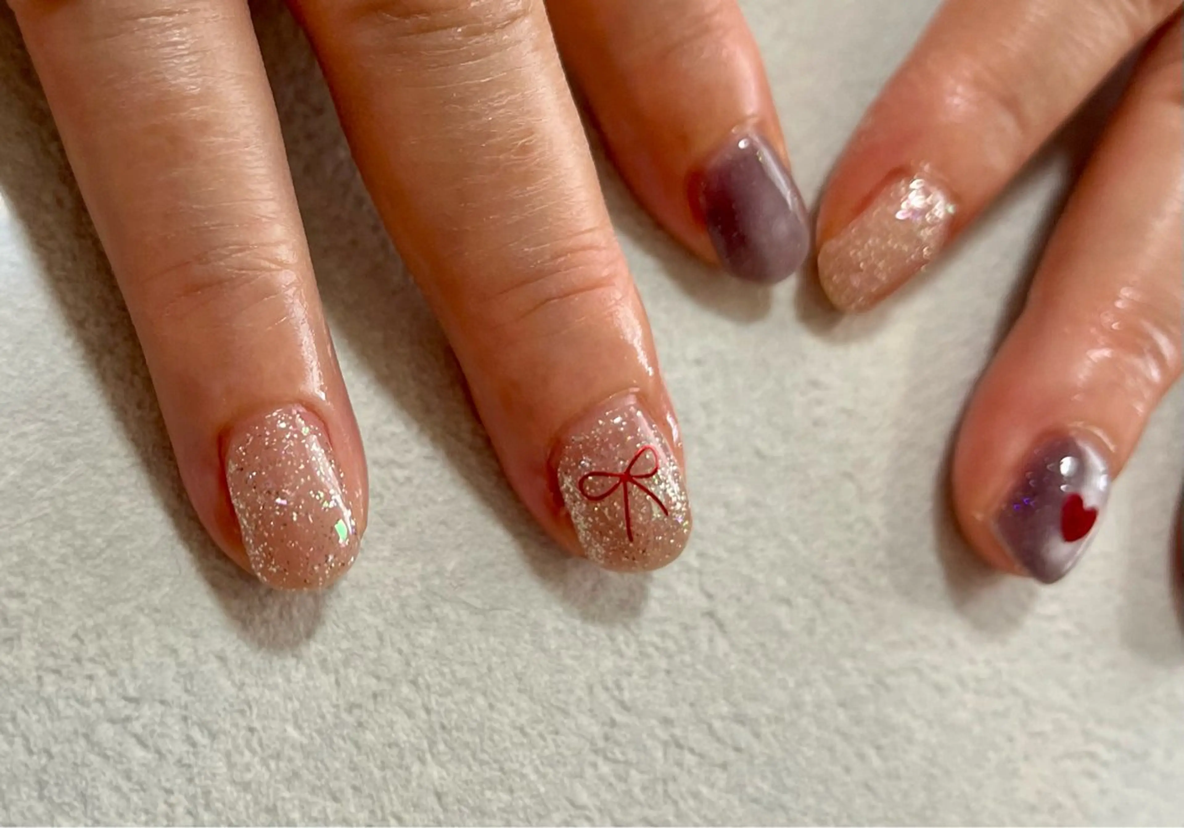 ネイル tsumeya ゆるかわ手描きネイルのネイルデザイン