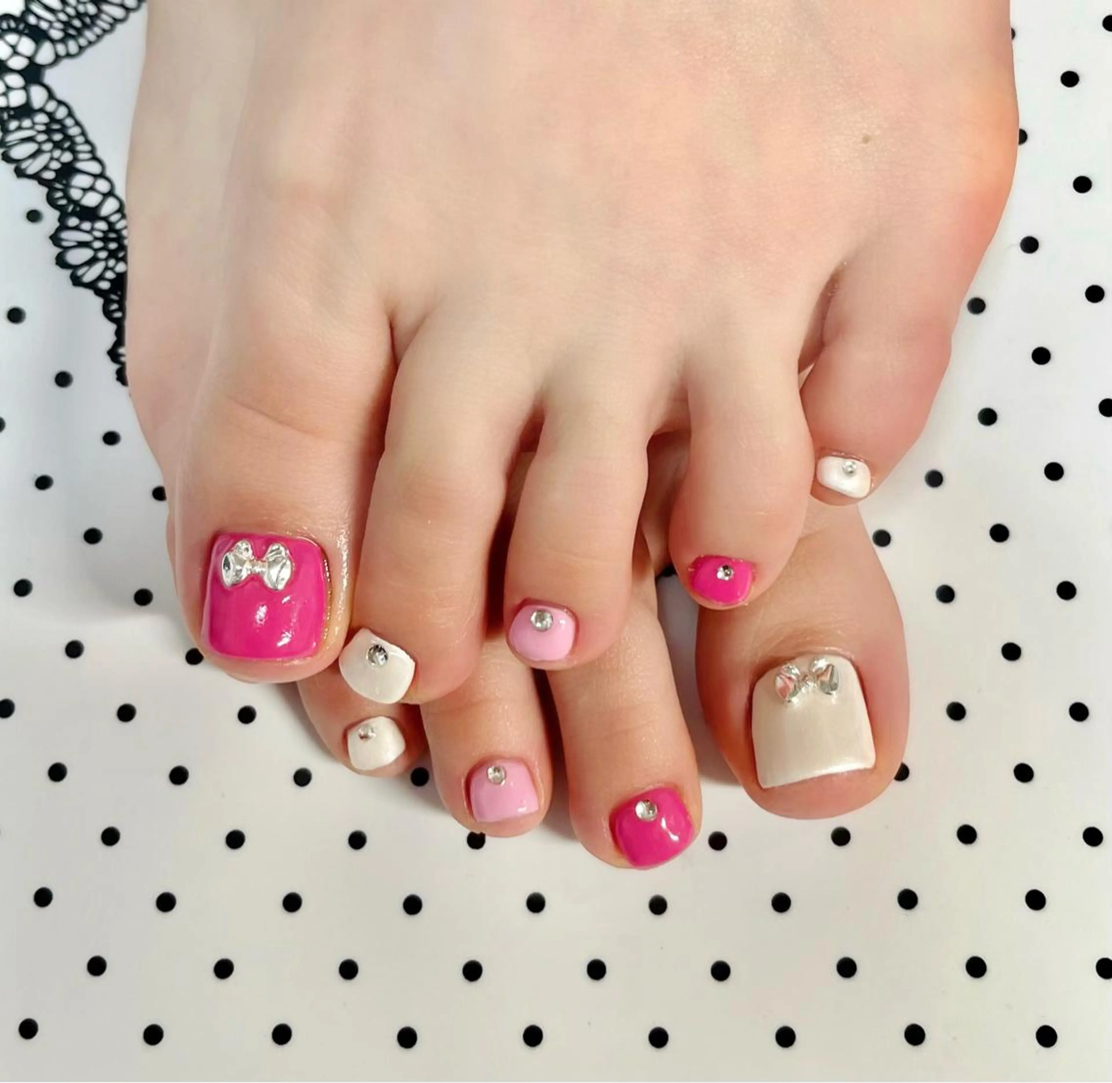 【フット】アート・パーツ付け放題180分の写真