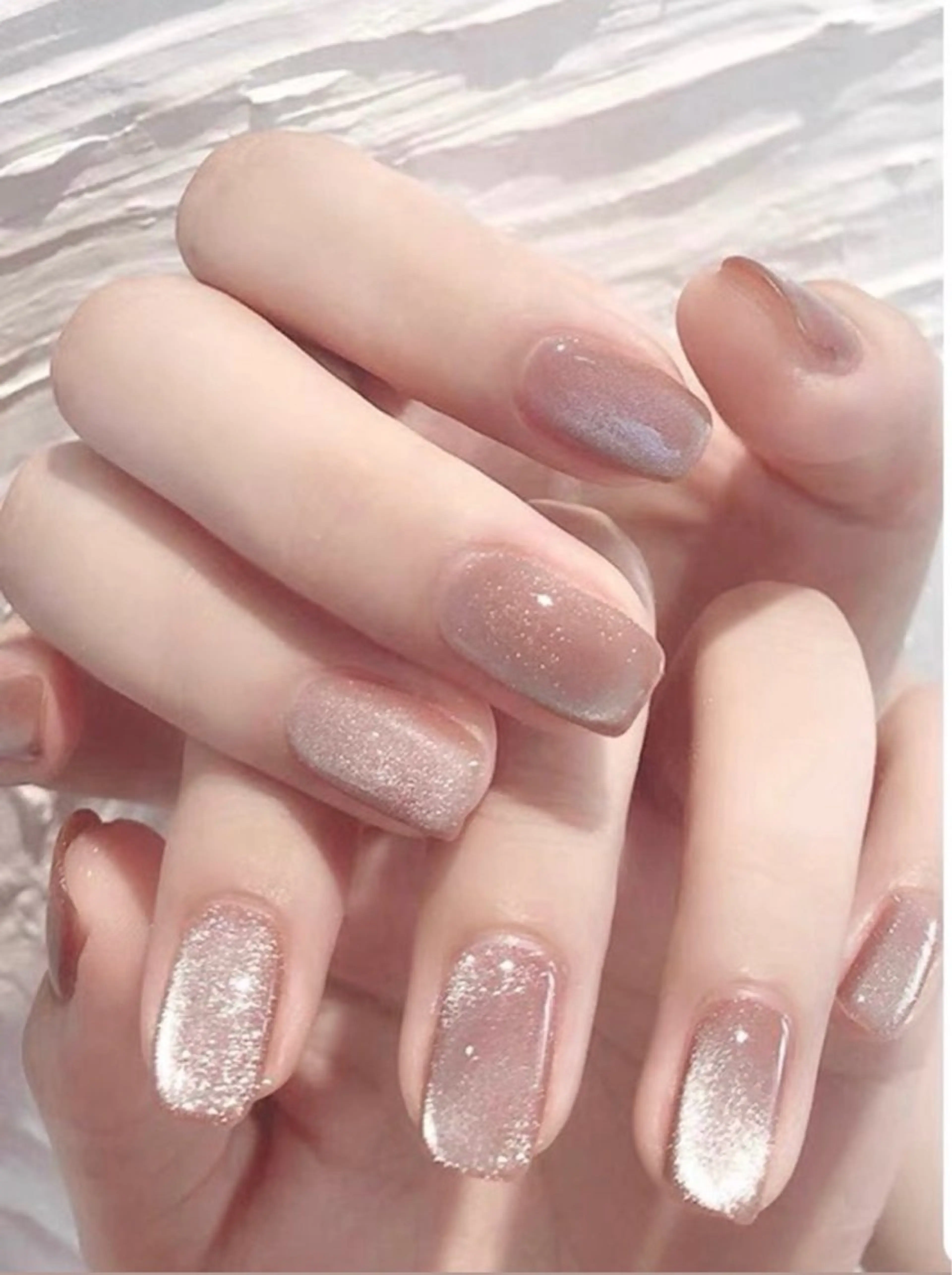 ネイル チークネイル 長さ出し フラッシュネイル フットネイル フレンチネイル Aina nail salon所属・Aina nail salonのネイルデザイン